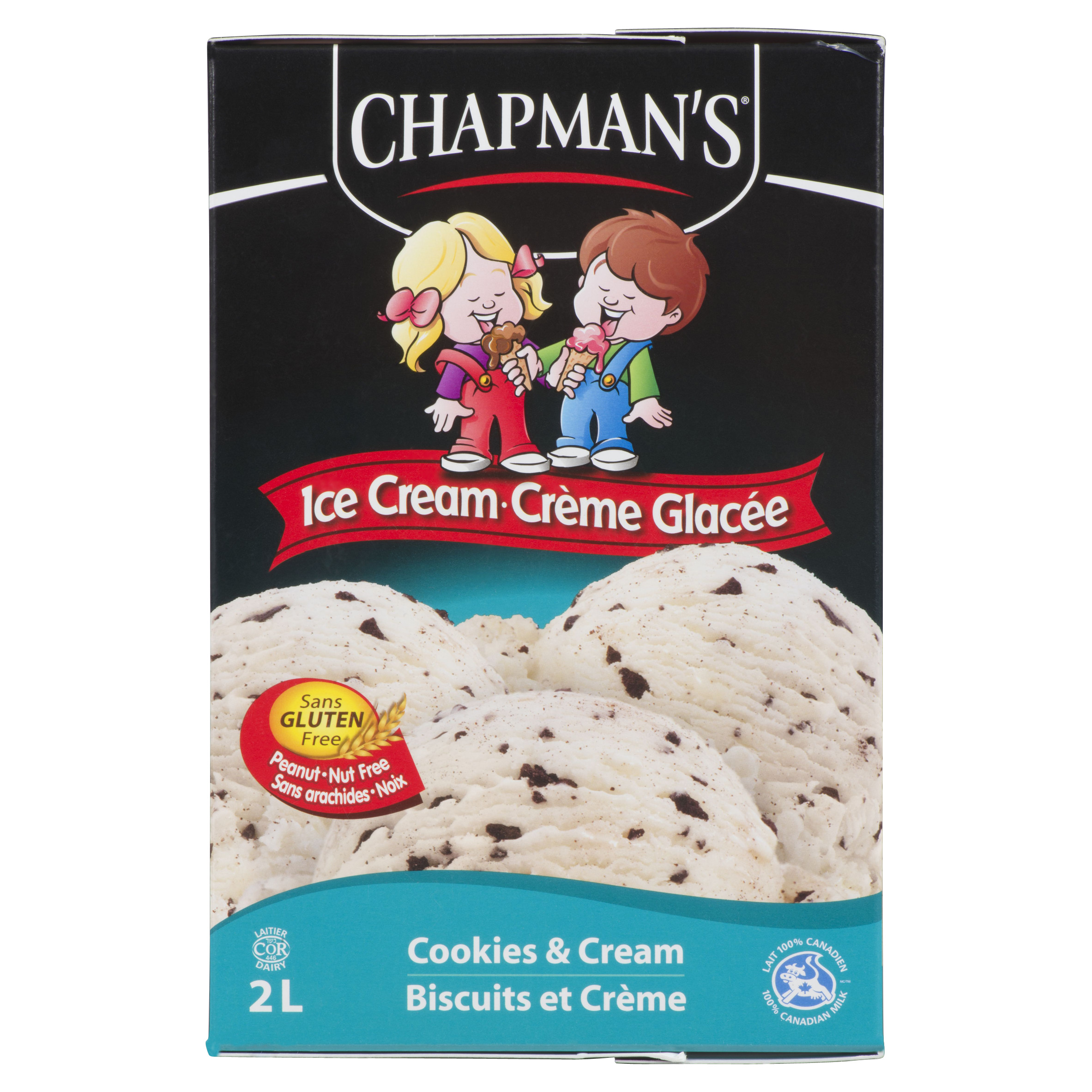 Chapman's Peanut-Free Ice Cream Cookies & Cream