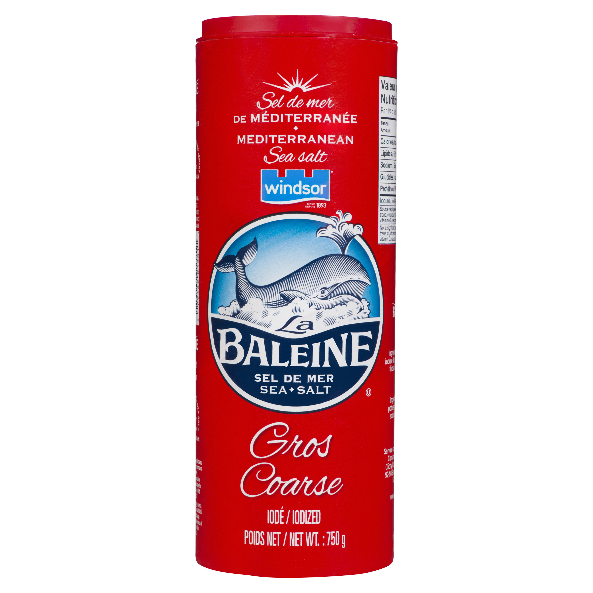 Buy La Baleine Coarse Sea Salt Iodized 750 g | Sobeys Inc.