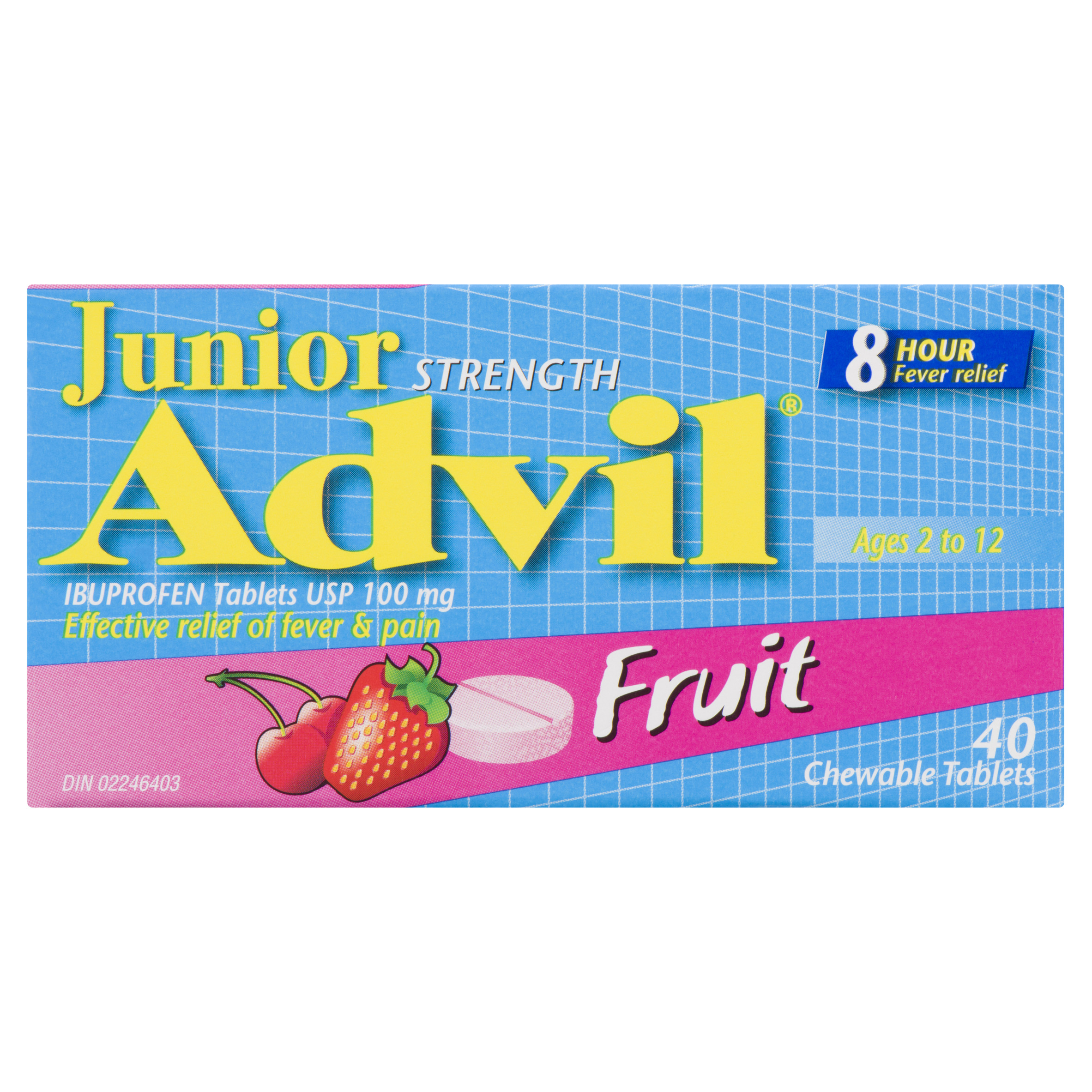 Children's Advil Junior Strength Chewable Fruit Tablets