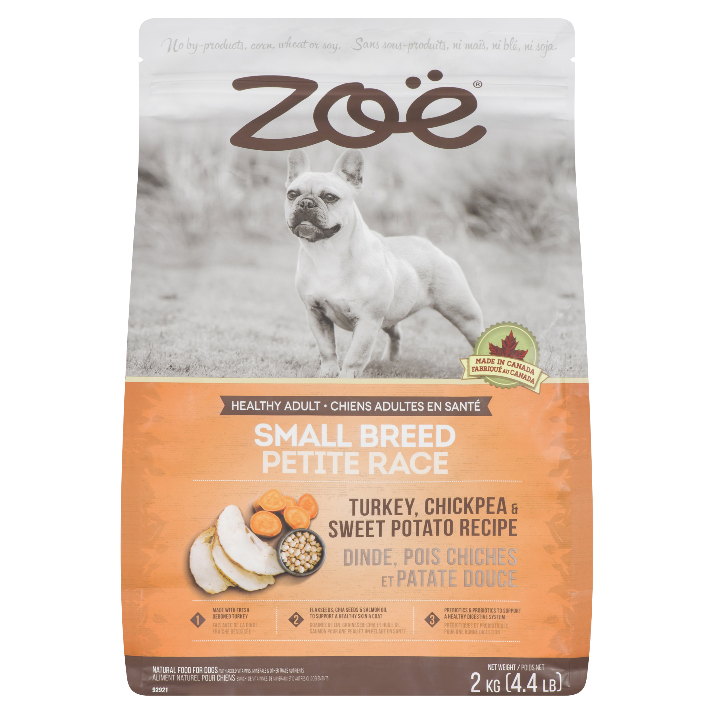 Zoe Dog Food Small Breed Turkey Chickpea & Sweet Potato