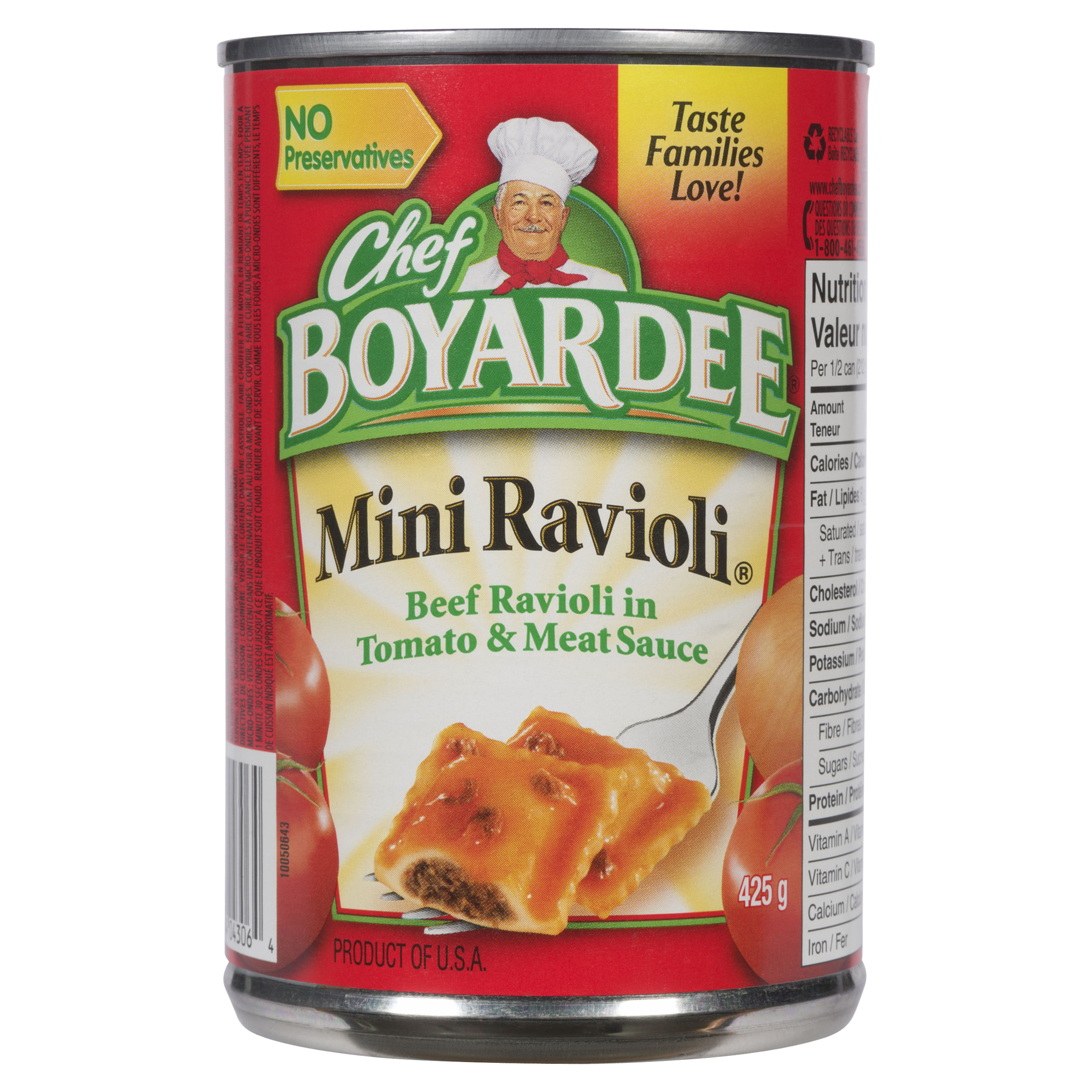 Buy Chef Boyardee Mini Ravioli Beef 425 g | Safeway Canada