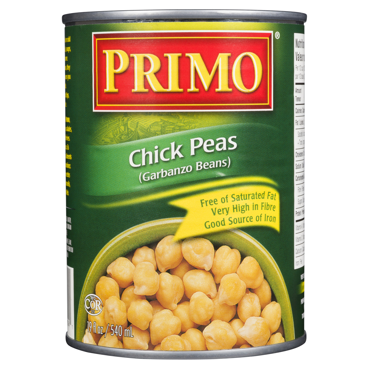 Primo Tin Chick Peas