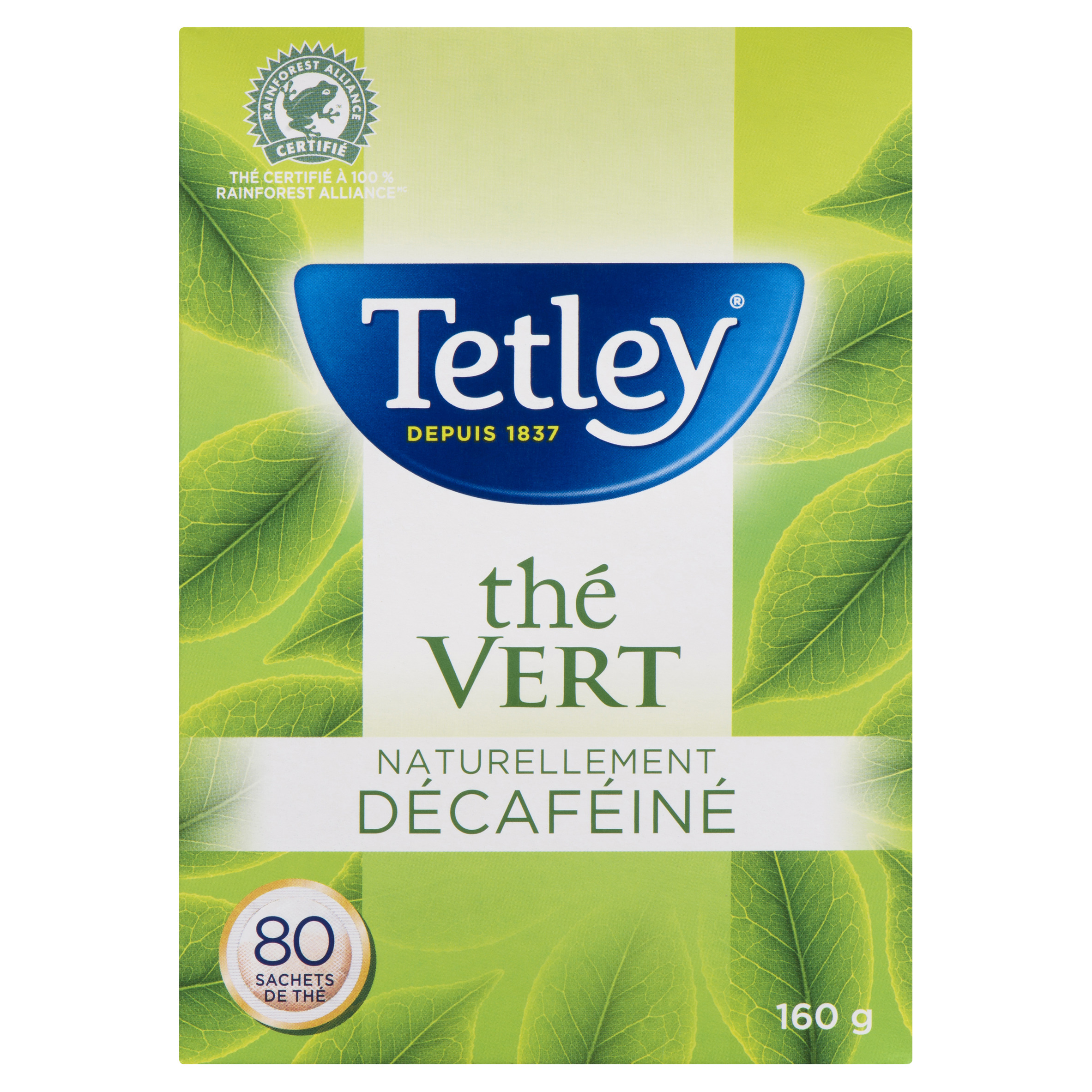 Buy Tetley Green Tea Naturally Decaffeinated 80 Tea Bags | Safeway
