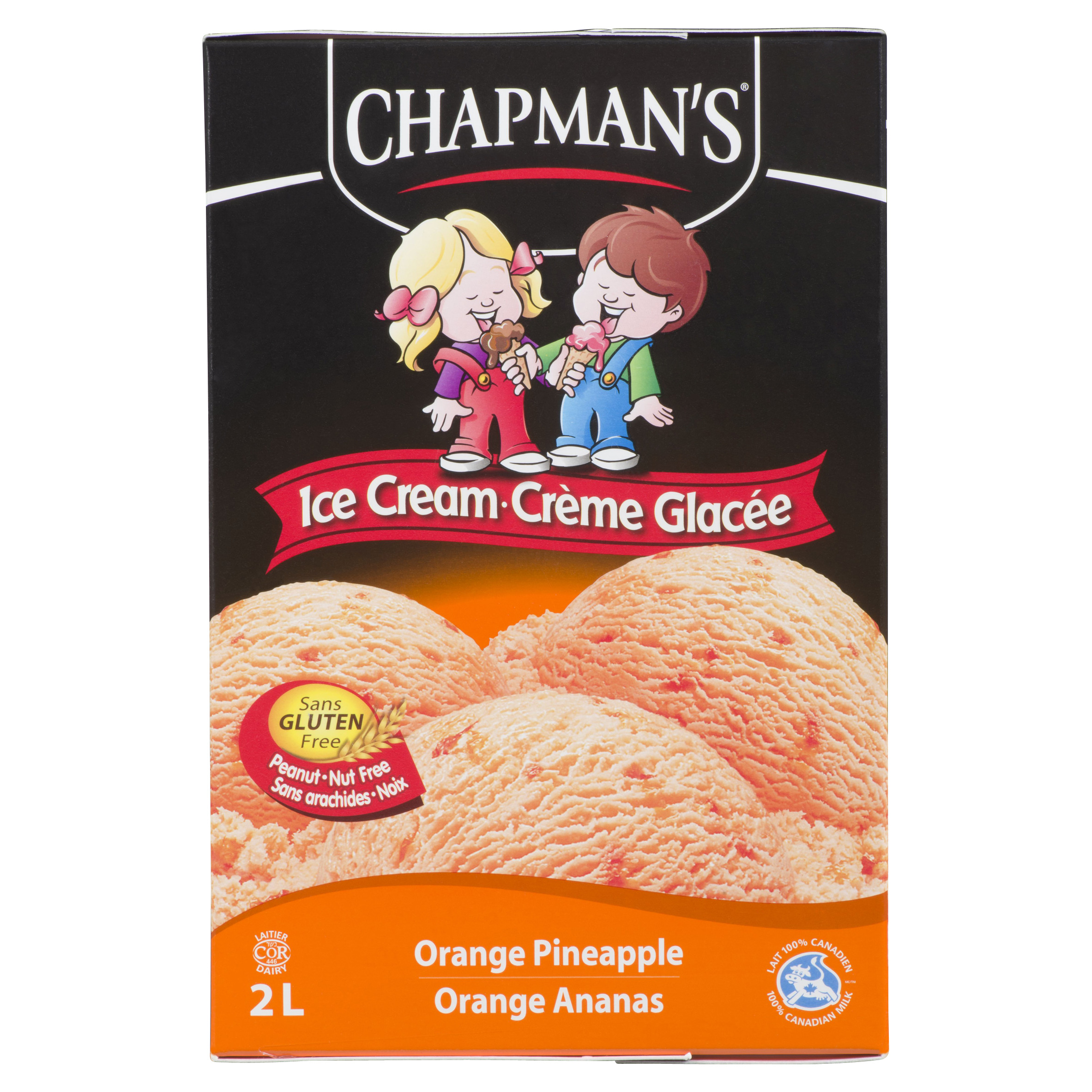 Chapman's Orange Pineapple Ice Cream
