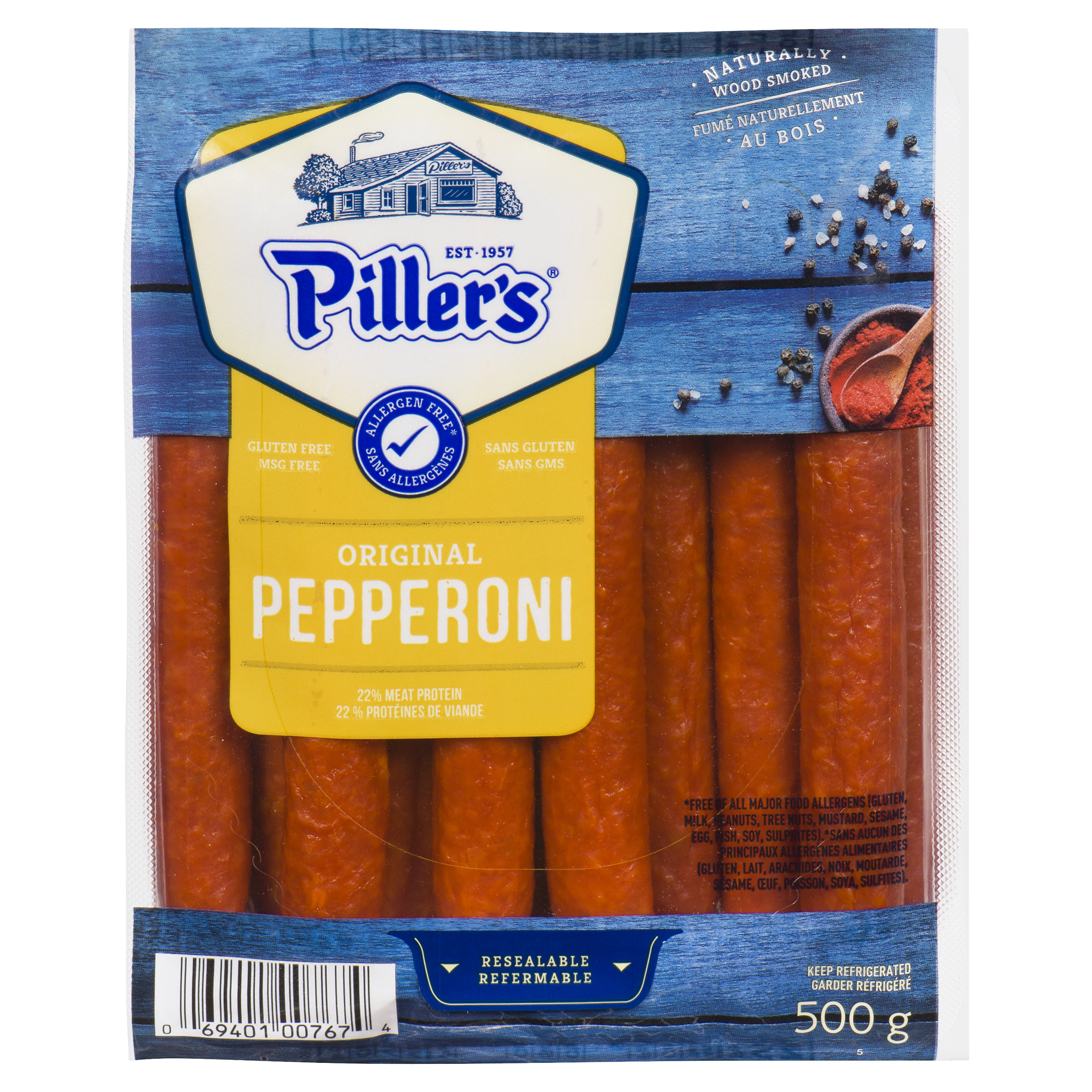 Piller's Gluten-Free Pepperoni Original
