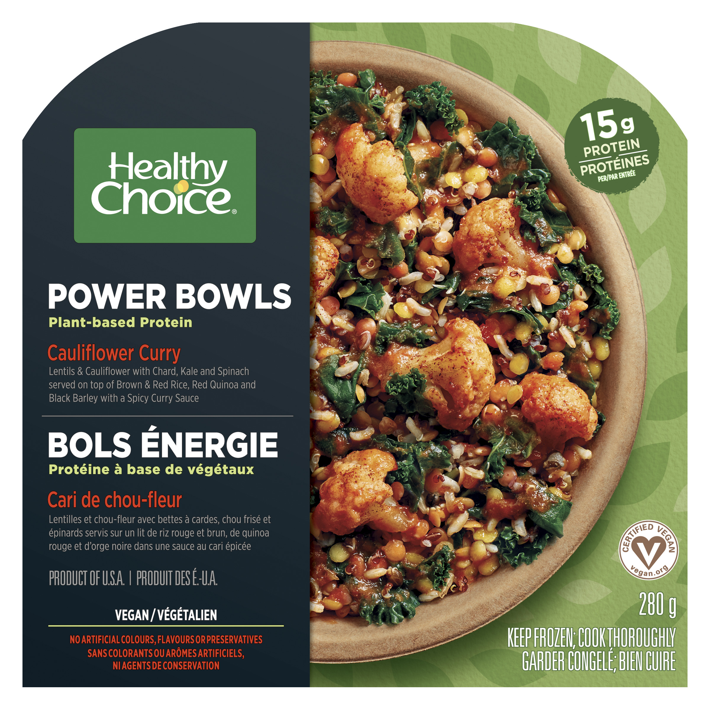 Healthy Choice Cauliflower Curry Power Bowl
