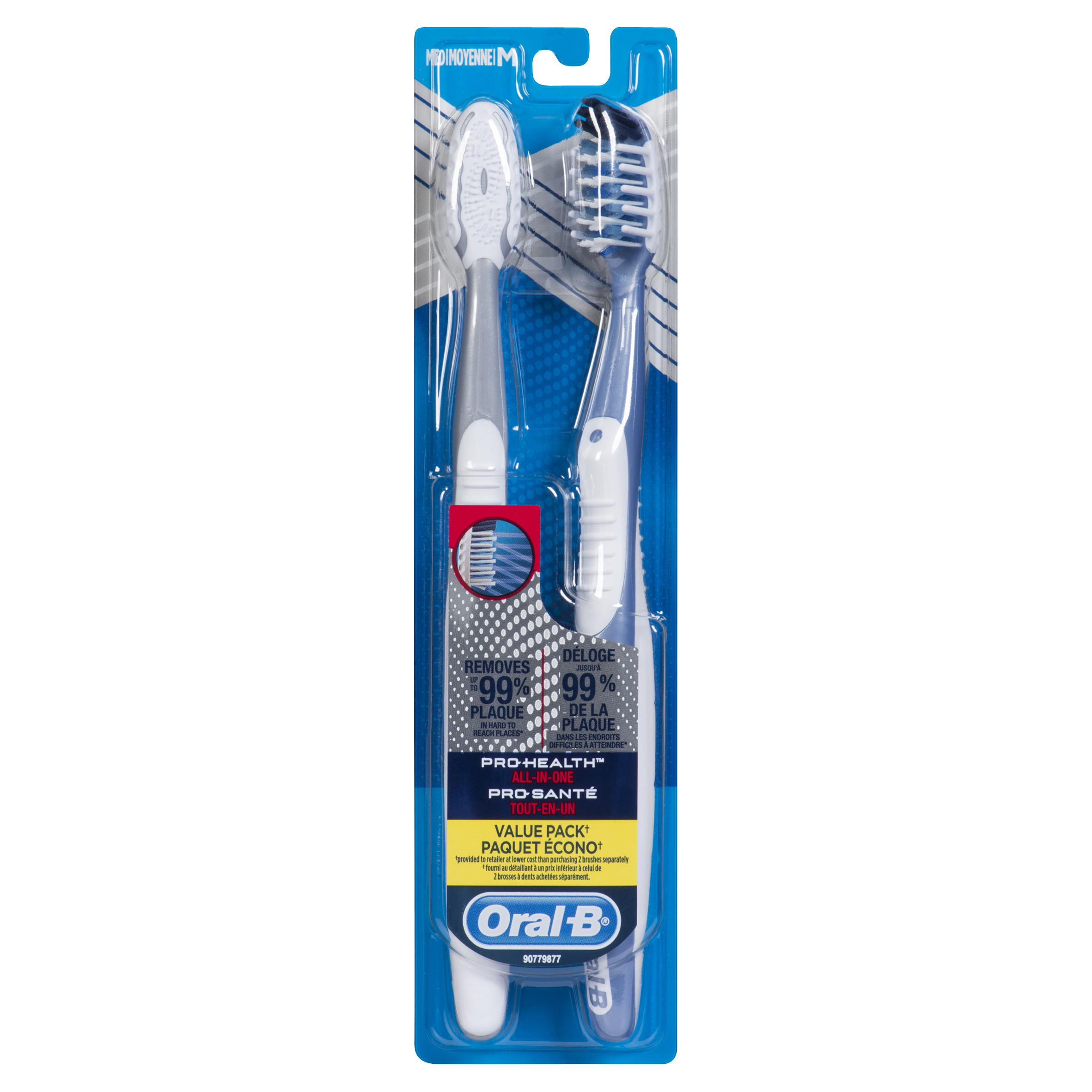 Oral-B Pro-Health All-In-One Toothbrush Medium 2 Pack
