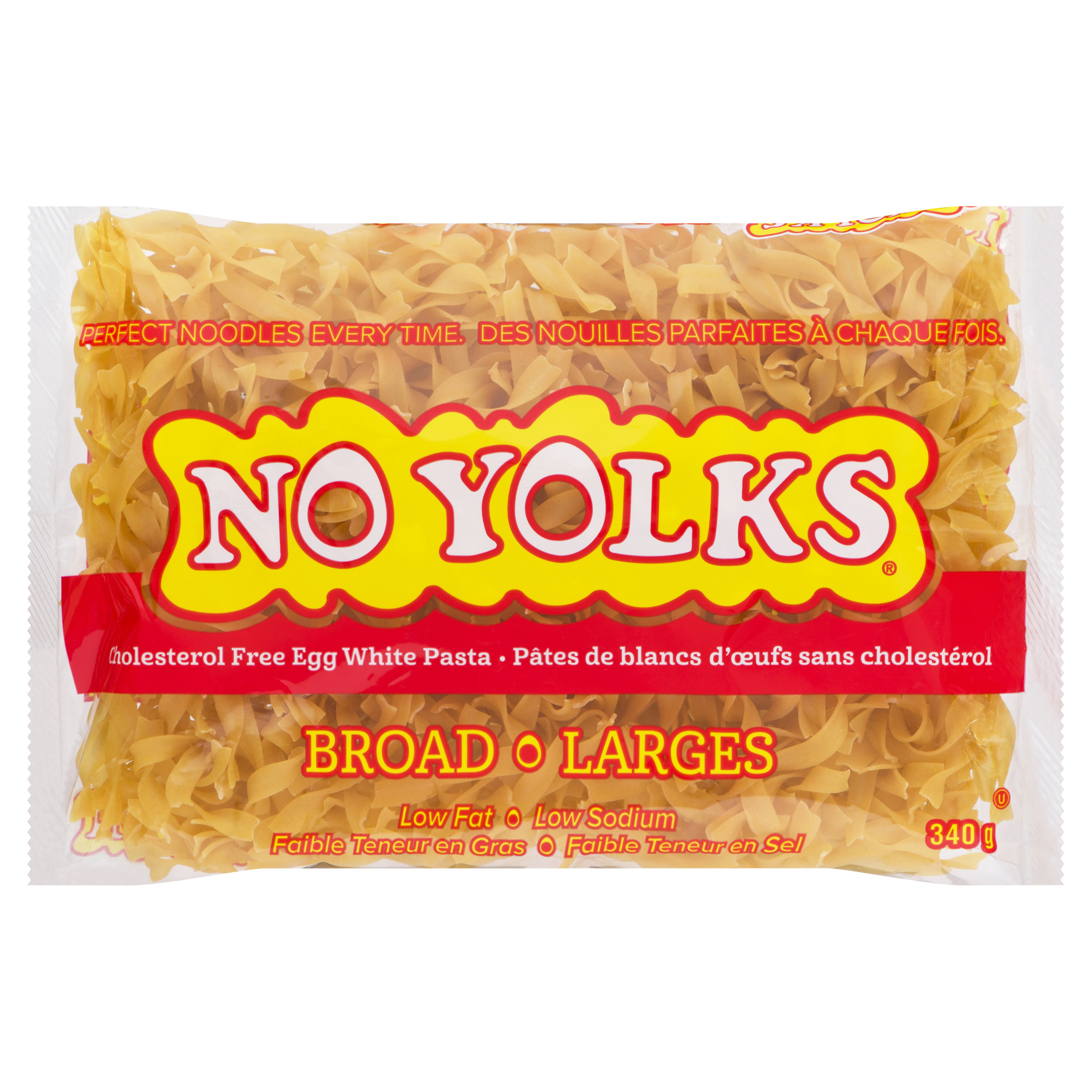 No Yolks Broad Egg White Pasta Noodles