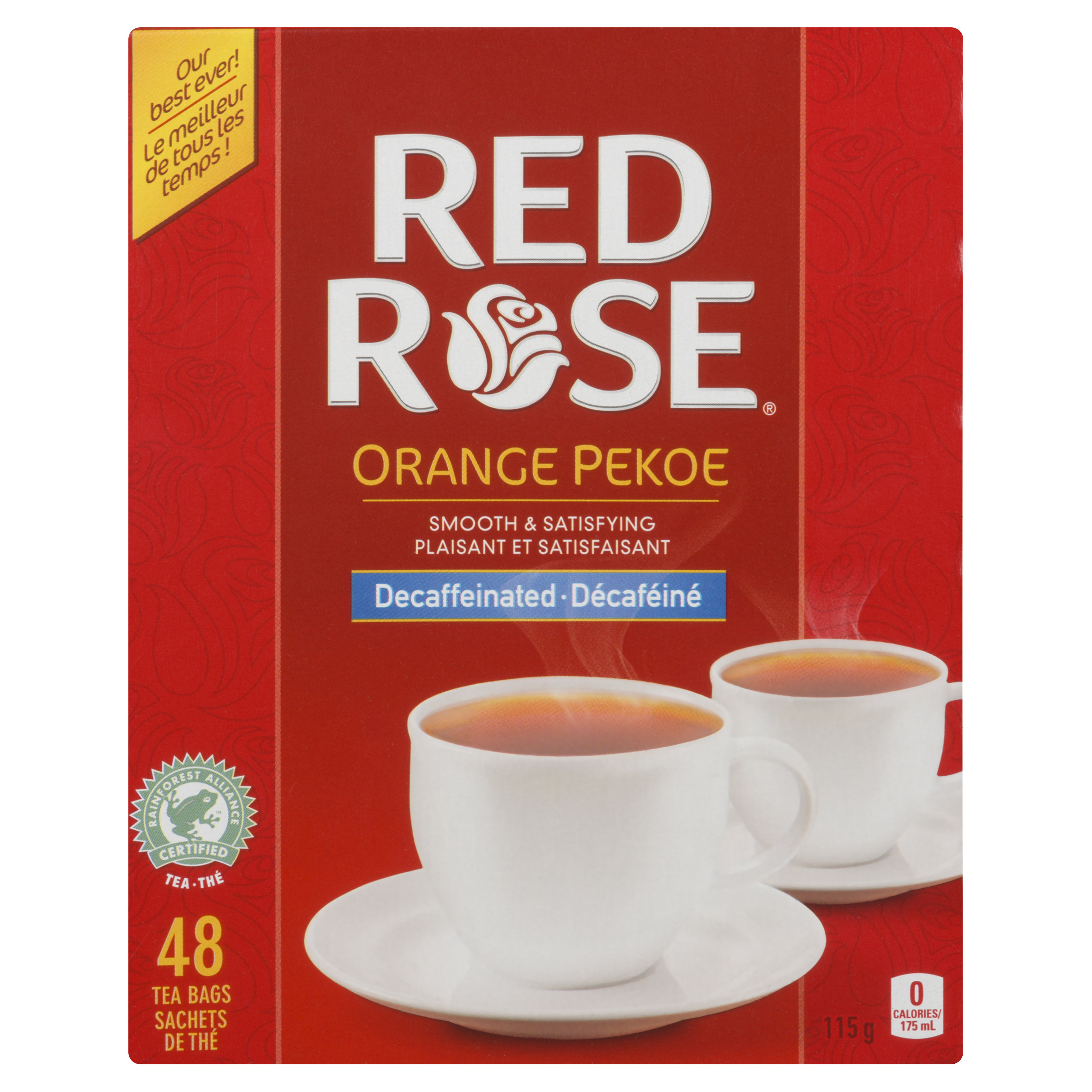 Red Rose Decaffeinated Orange Pekoe Tea