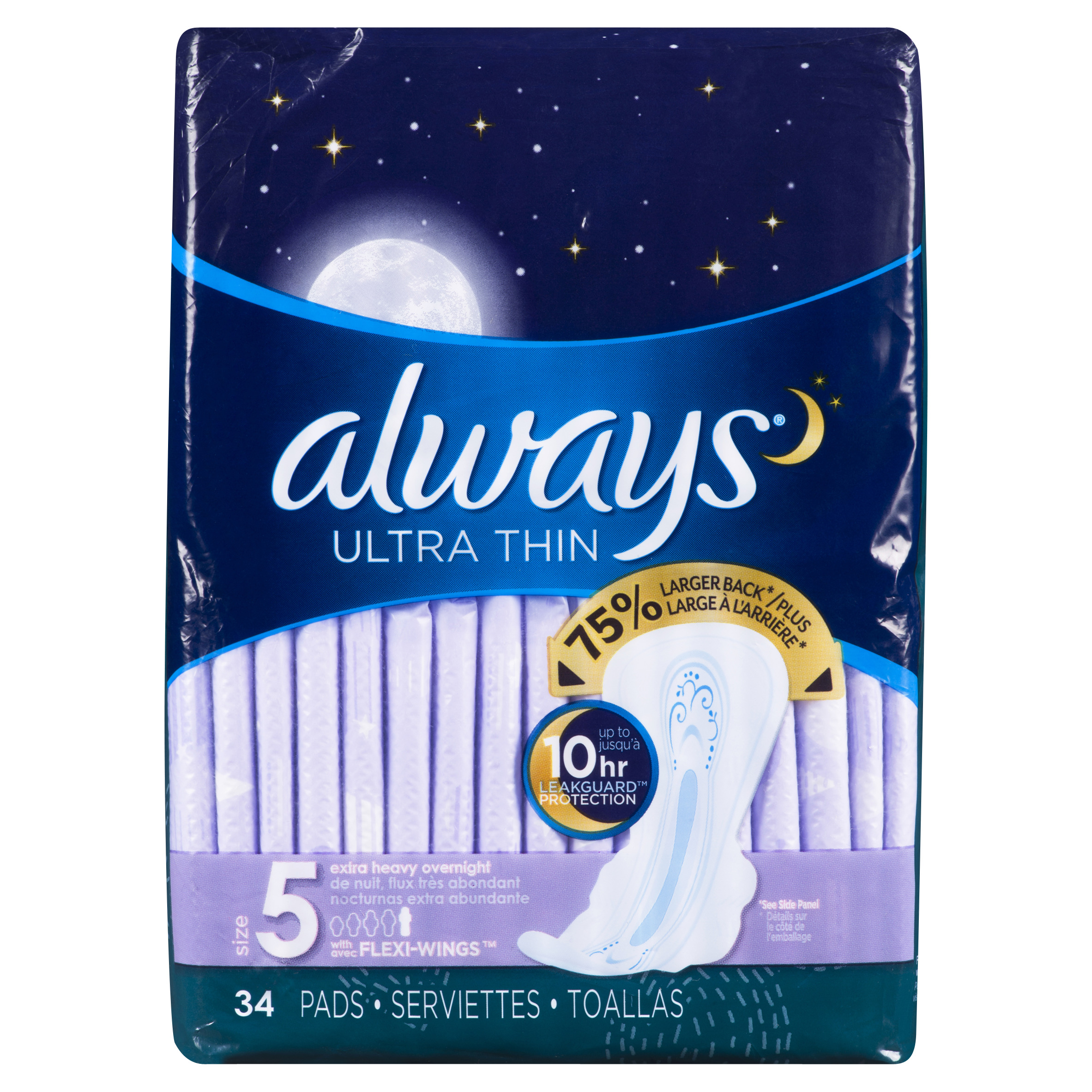 Always Ultra Thin Pads With Size 5 Flexi Wings