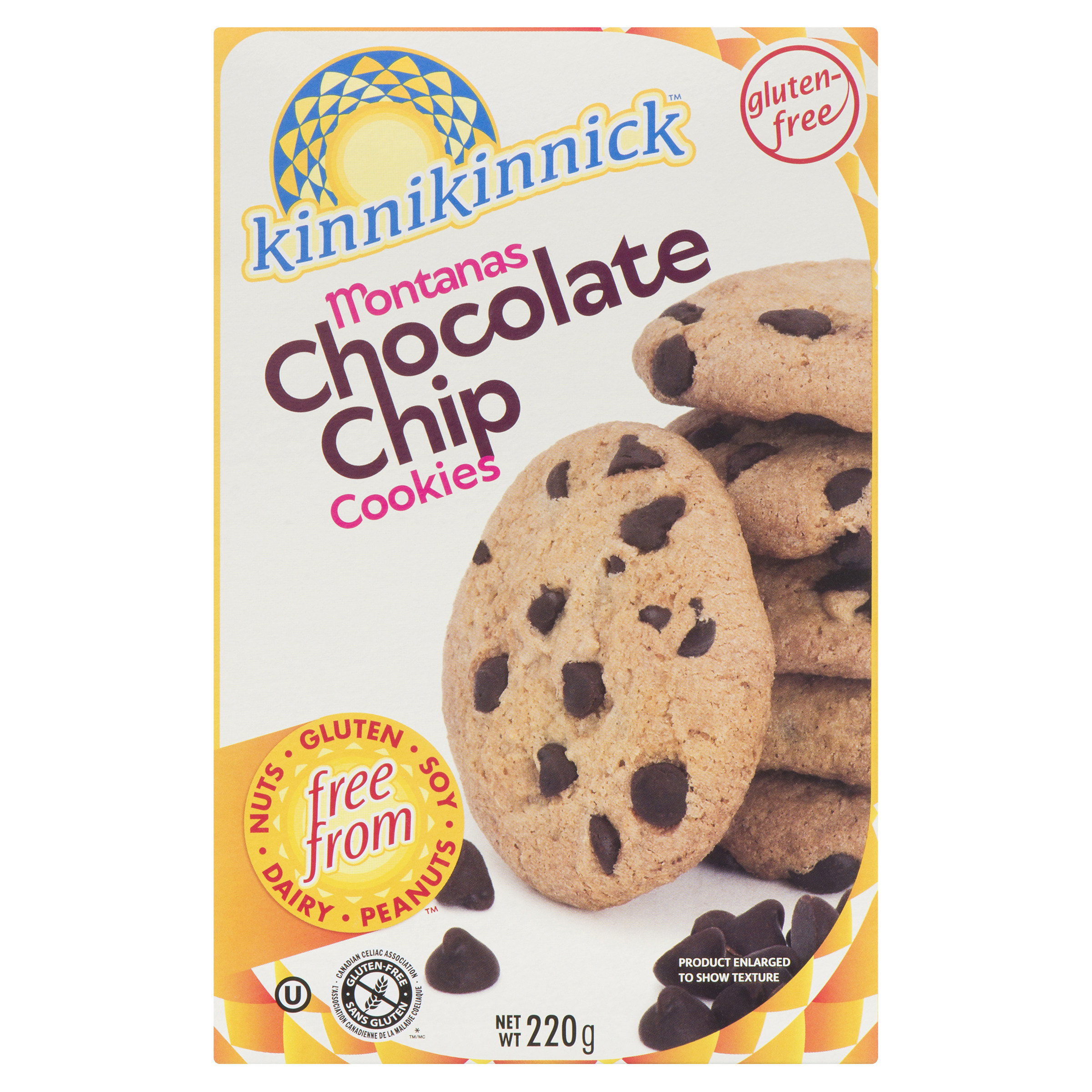 Kinnikinnick Gluten-Free Montanas Cookies Chocolate Chip