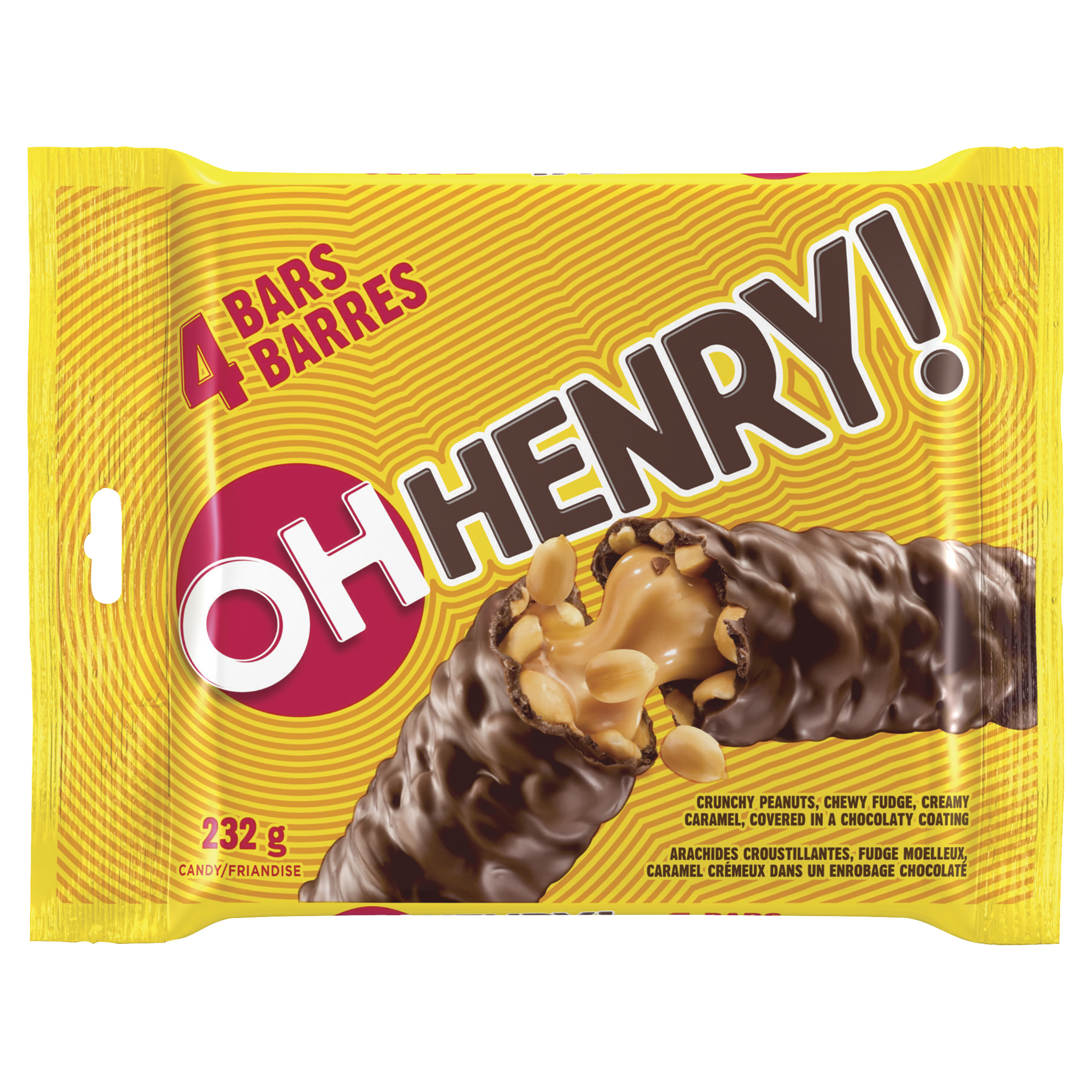Oh Henry! Candy Bar, Pack of 4
