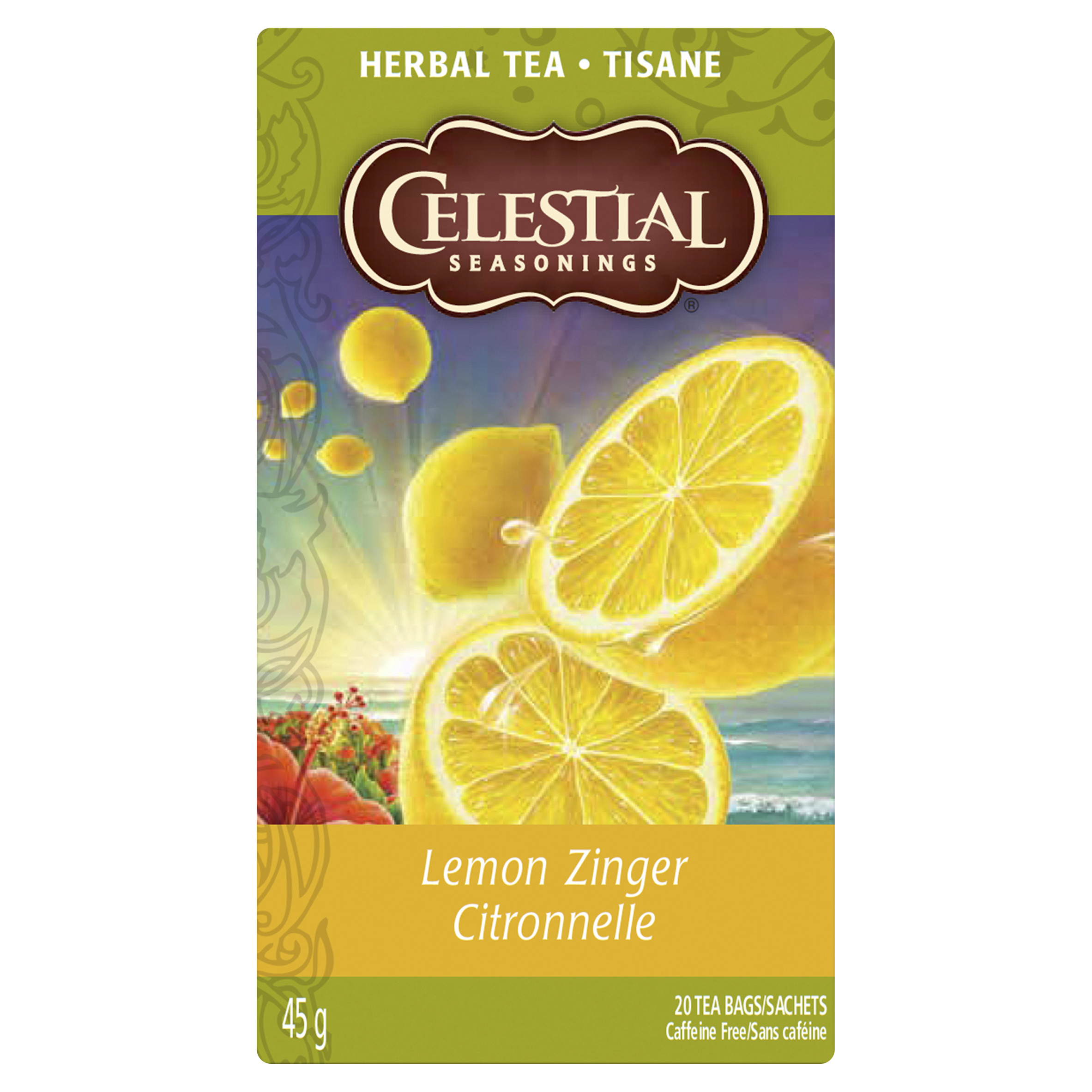 Buy Celestial Seasonings Herbal Tea Lemon Zinger 20 Tea Bags | Safeway ...