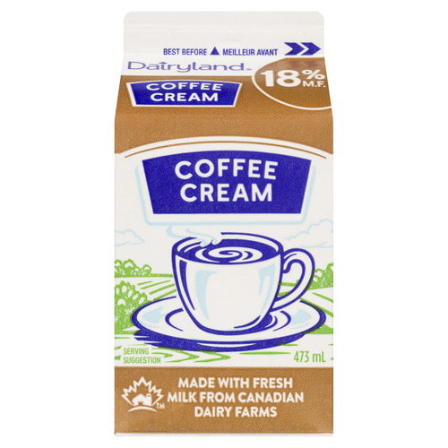 Buy Dairyland 18% Coffee Cream 473 ml | Safeway Canada