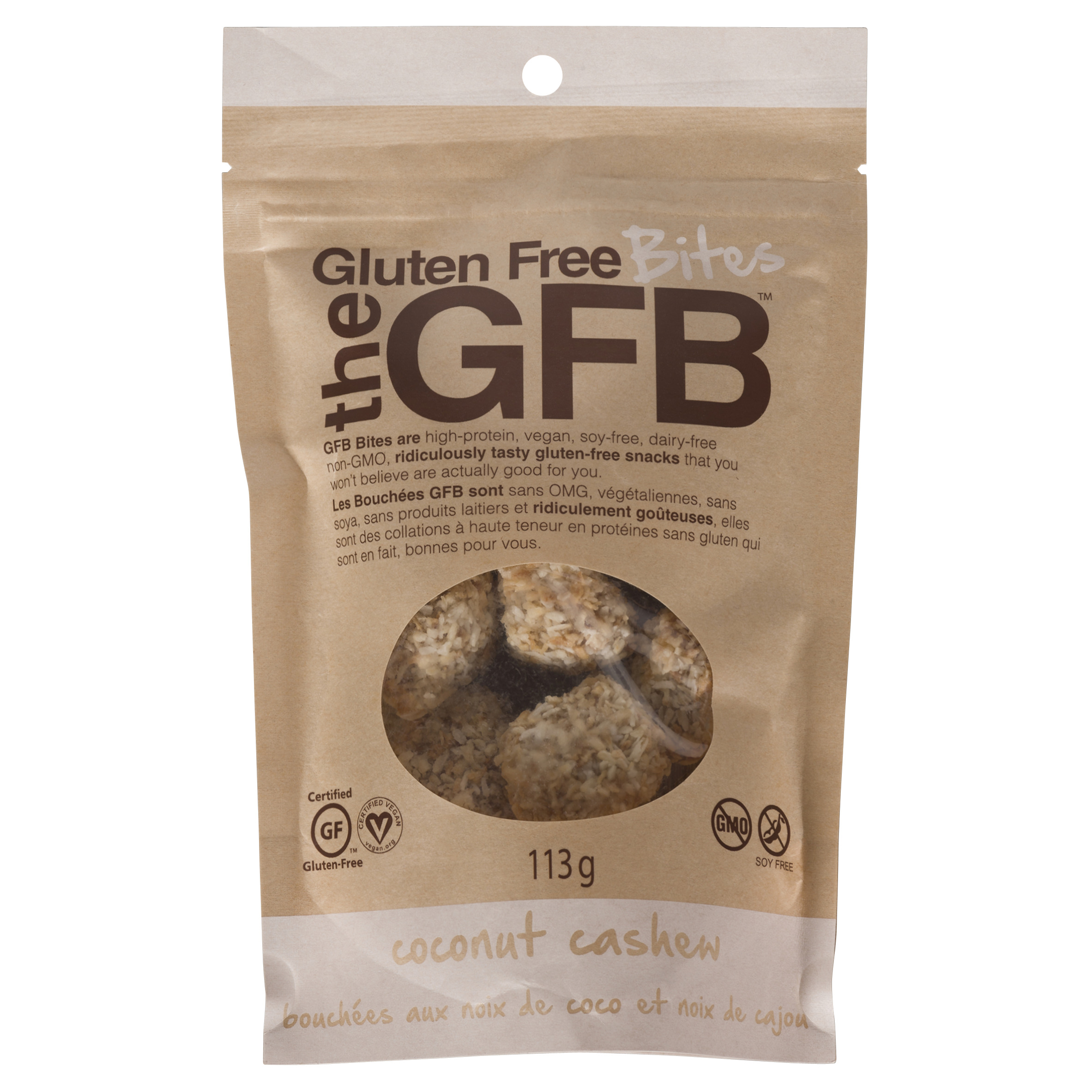 The GFB Gluten-Free Bites Vegan Coconut Cashew