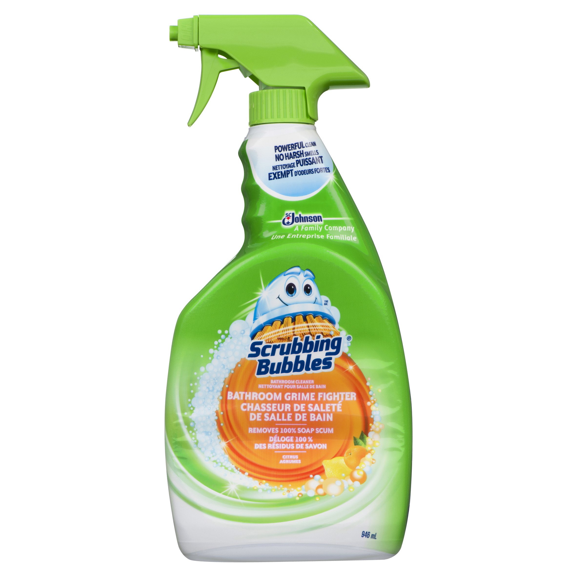 Scrubbing Bubbles Bathroom Cleaner and Soap Scum Remover Spray Citrus