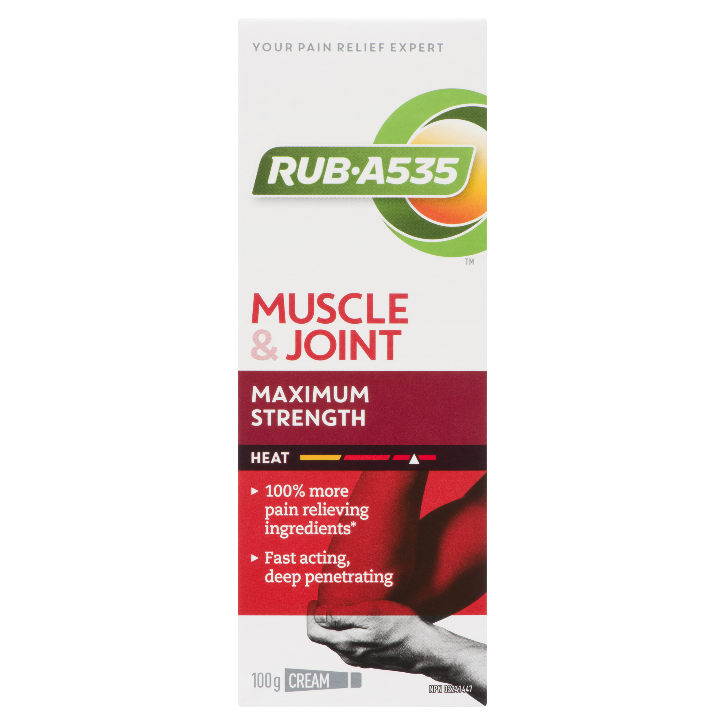 RUB A535 Max Strength Heating Cream Topical Analgesic