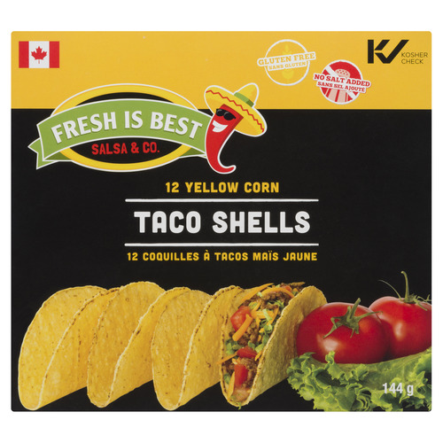 Fresh Is Best Gluten-Free Taco Shells Yellow Corn