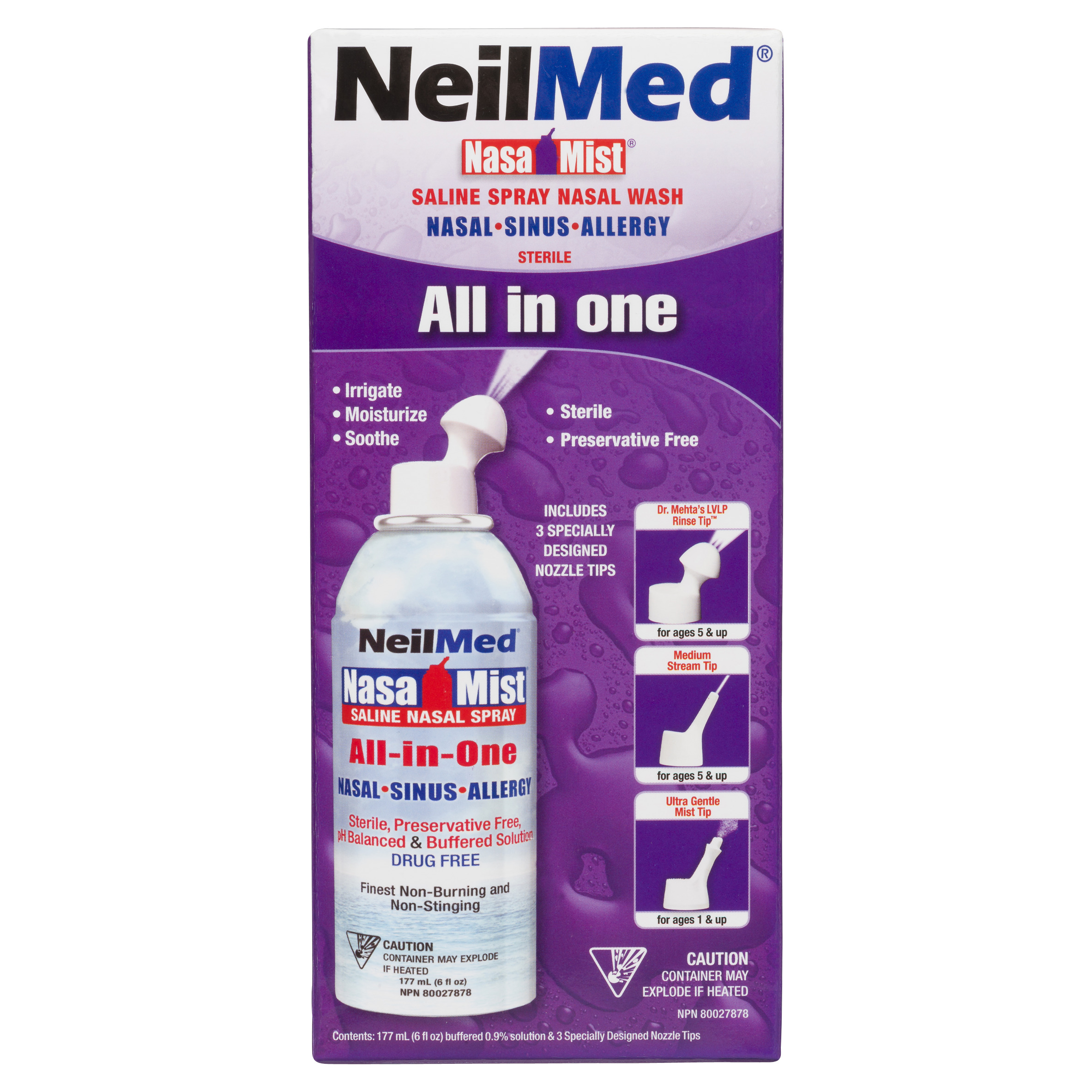 Buy NeilMed Nasamist All In One Nasal Wash 177 ml | Foodland