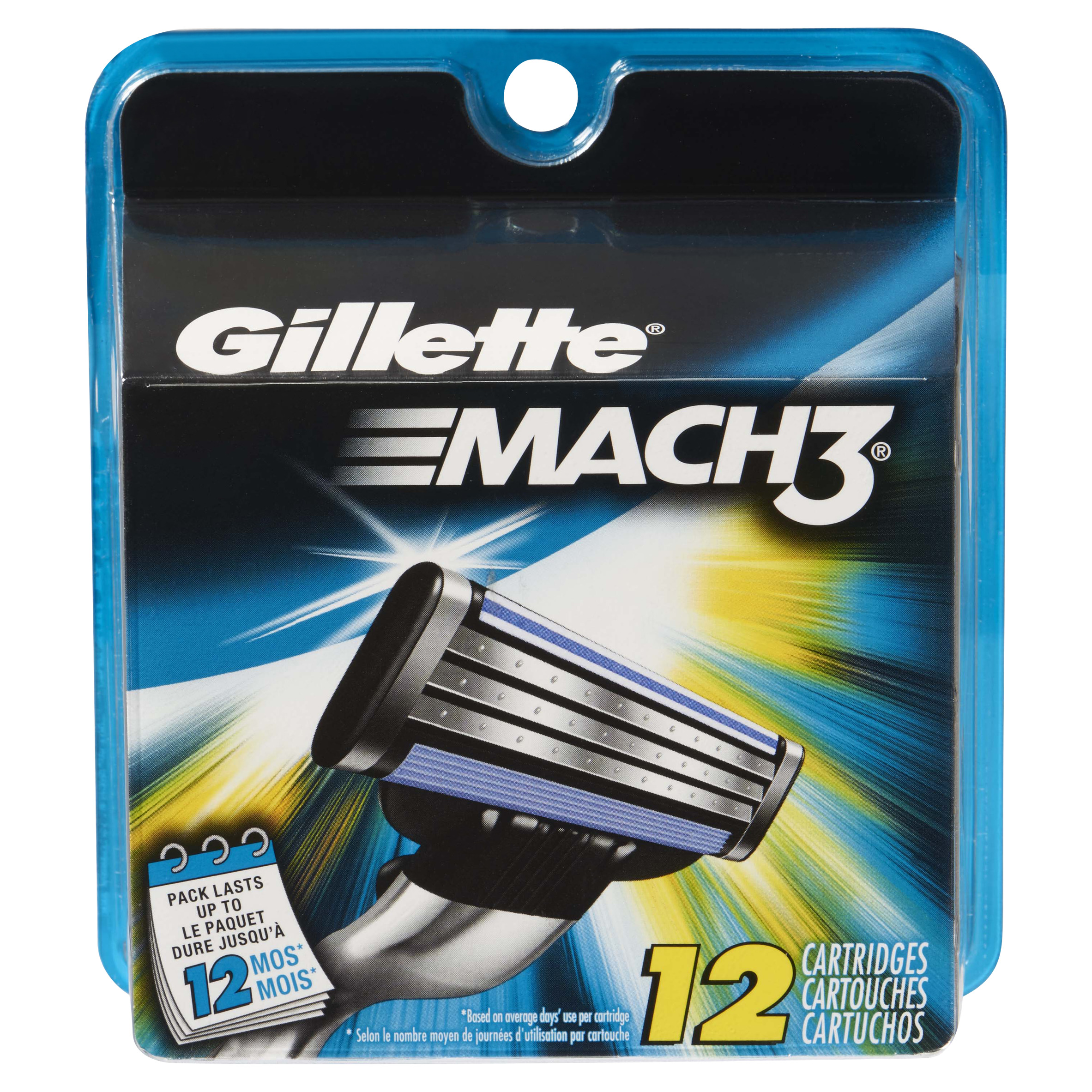 Buy Gillette Mach3 Razor Blade Refill 12 Cartridges | Sobeys Inc.