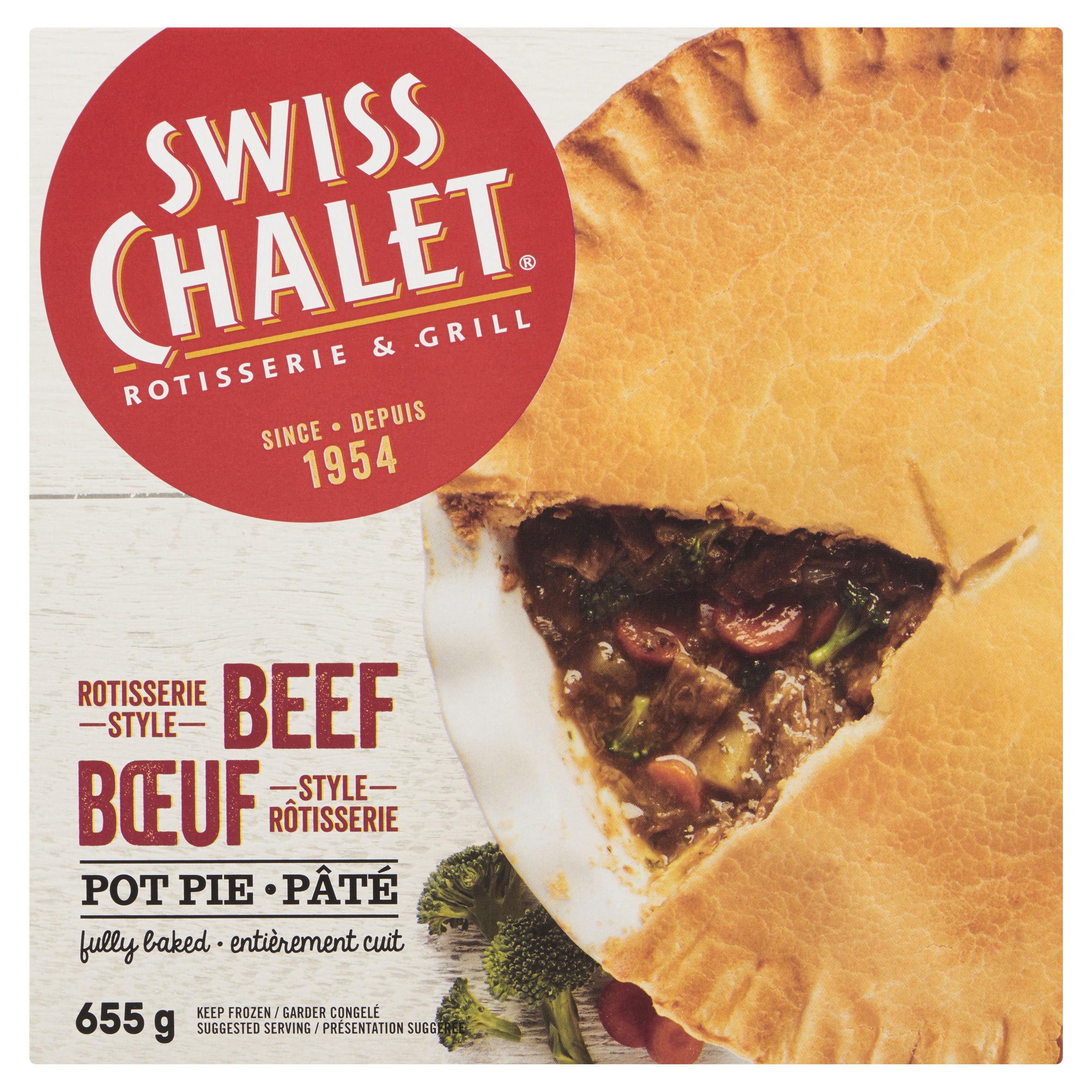 Swiss Chalet Frozen Rotisserie Style Beef Pie