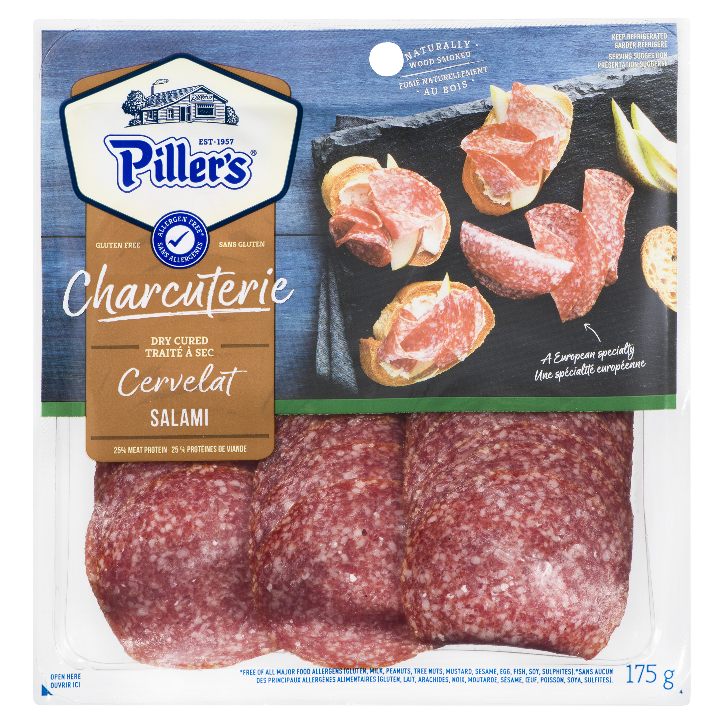 Piller's Gluten-Free Charcuterie Cervelat Salami