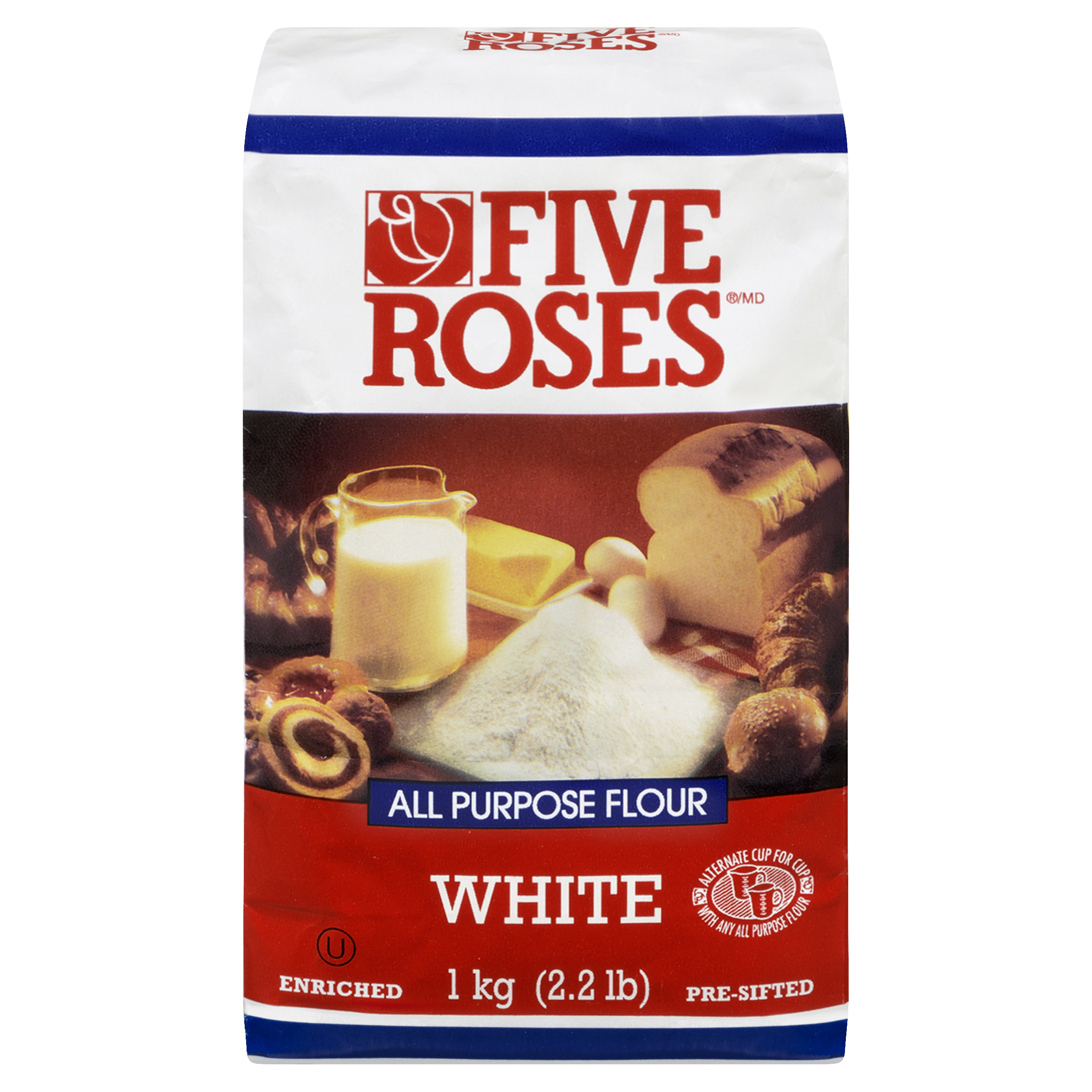 Buy Five Roses Flour All Purpose White 1 kg | Foodland