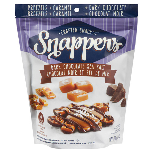 Snappers Dark Chocolate Sea Salt Snack