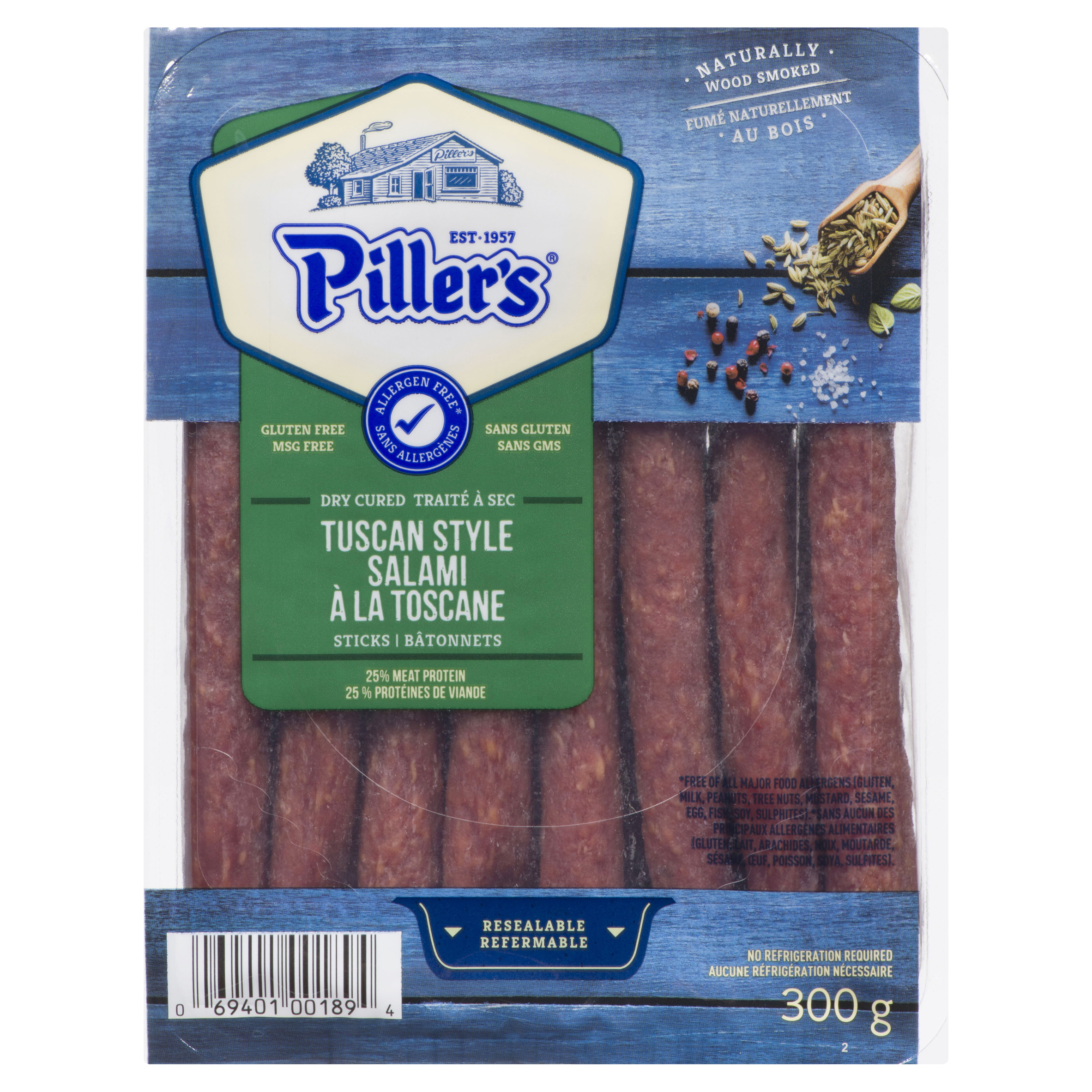 Piller's Tuscan Style Salami Sticks