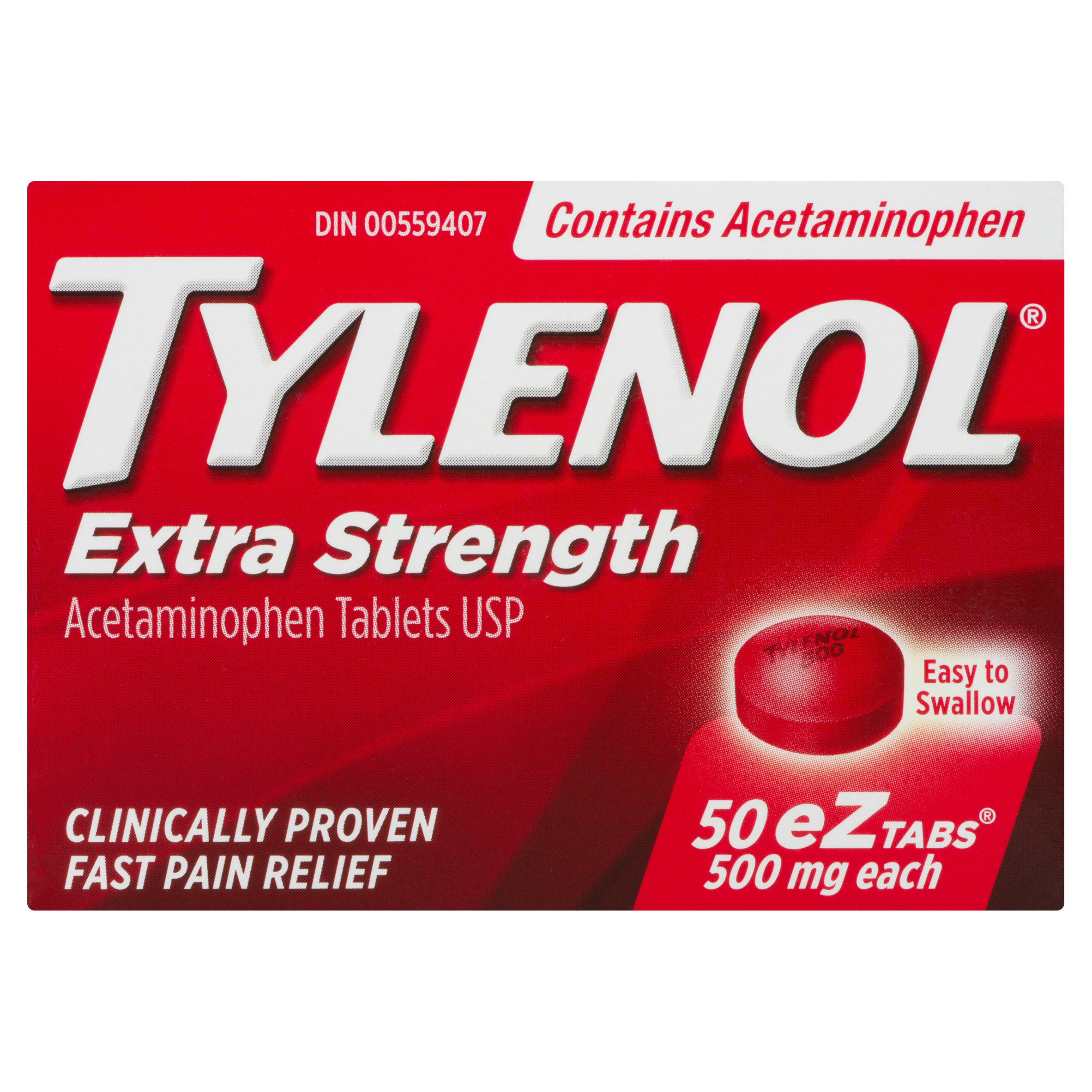 Buy Tylenol Pain Relief Extra Strength Tablets 50 EA | FreshCo