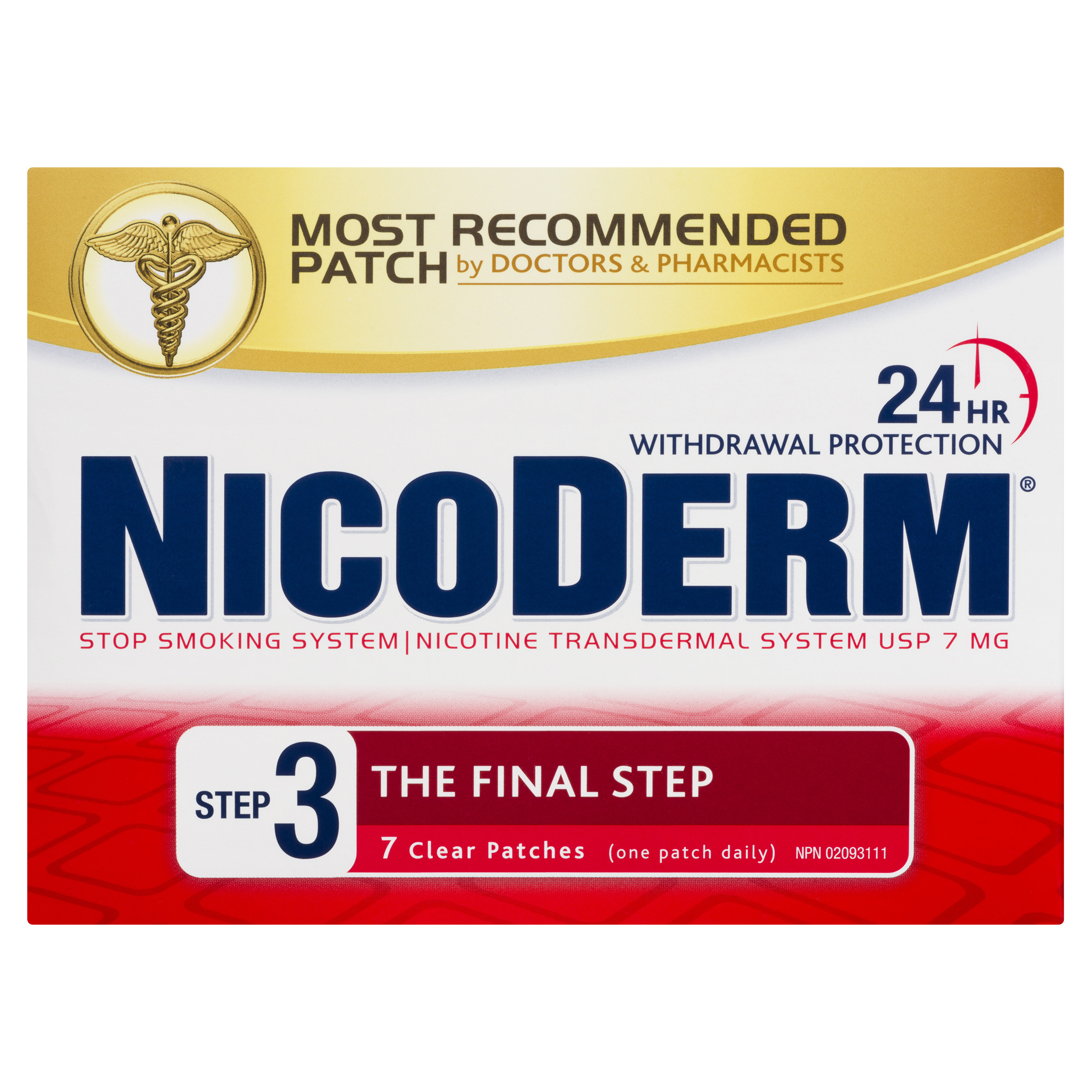 Buy Nicoderm Clear Patch Step 3 Anti-Smoking Aid 7 mg 7 Clear Patches ...