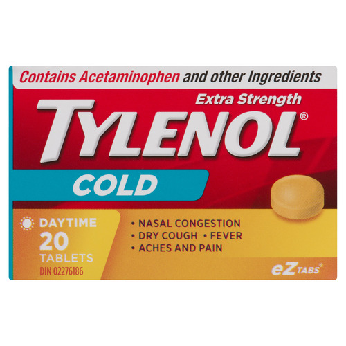 Buy Tylenol Cold Tablets Extra Strength Daytime 20 EA | FreshCo