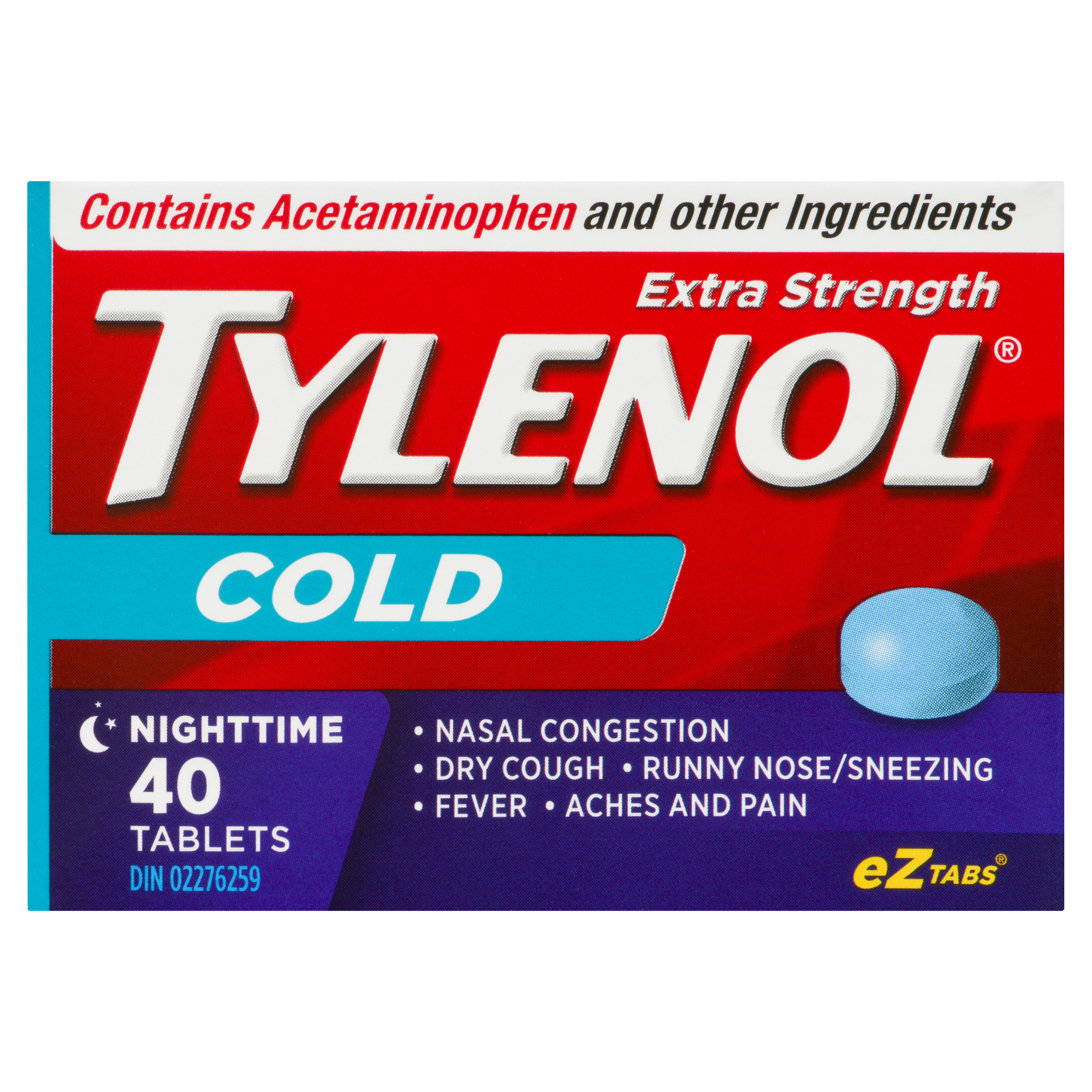 Buy Tylenol Cold Tablets Extra Strength Nighttime 40 EA | FreshCo