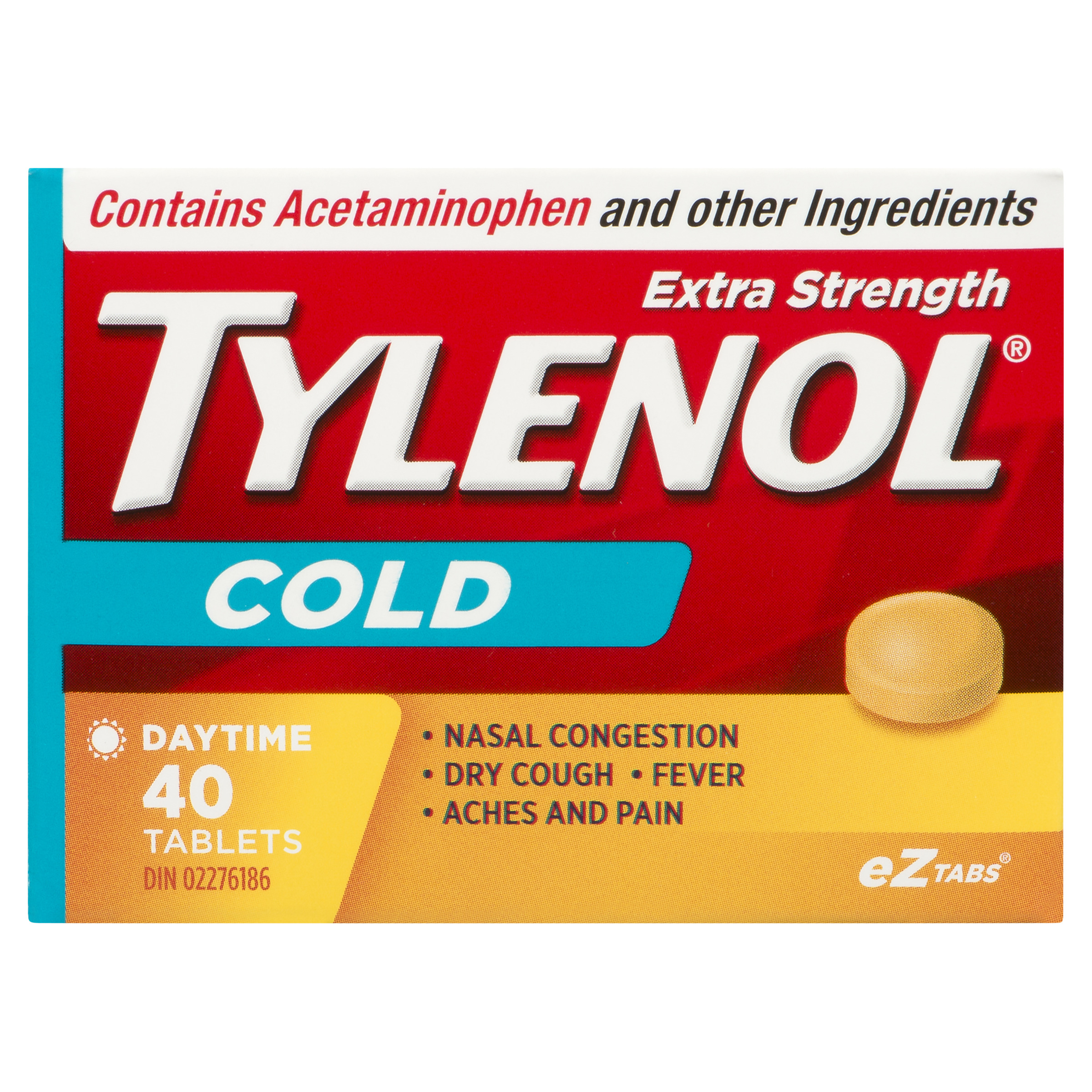 Buy Tylenol Cold Tablets Extra Strength Daytime 40 EA | FreshCo