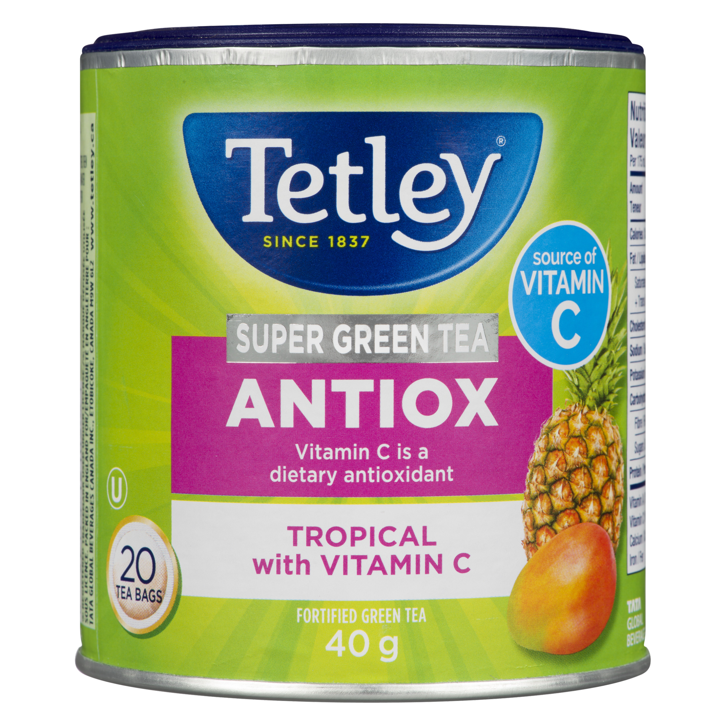 TEA＠　0417 Buy Tetley Super Green Tea Antiox Tropical 20 Tea Bags | Safeway