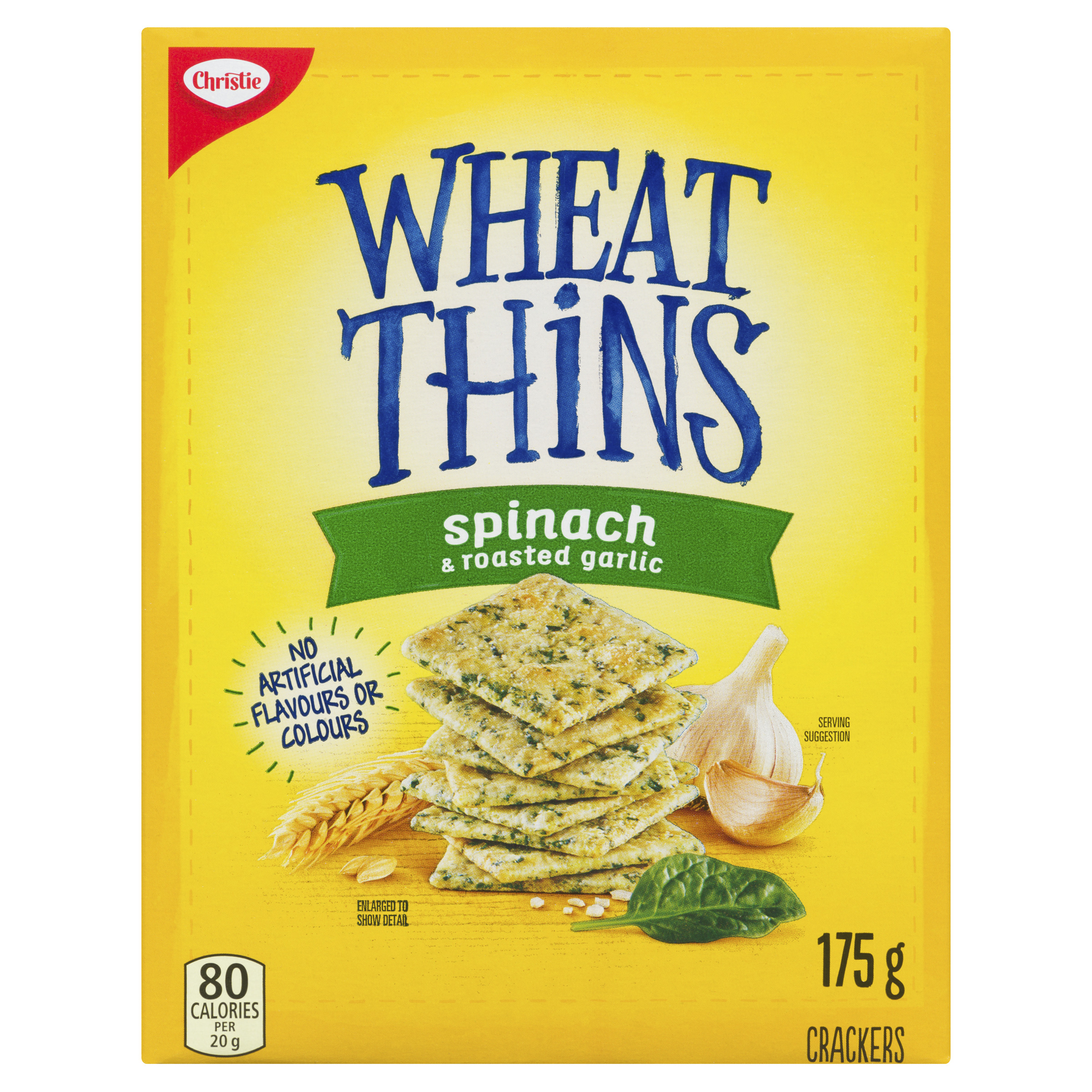 Wheat Thins Spinach and Roasted Garlic Crackers