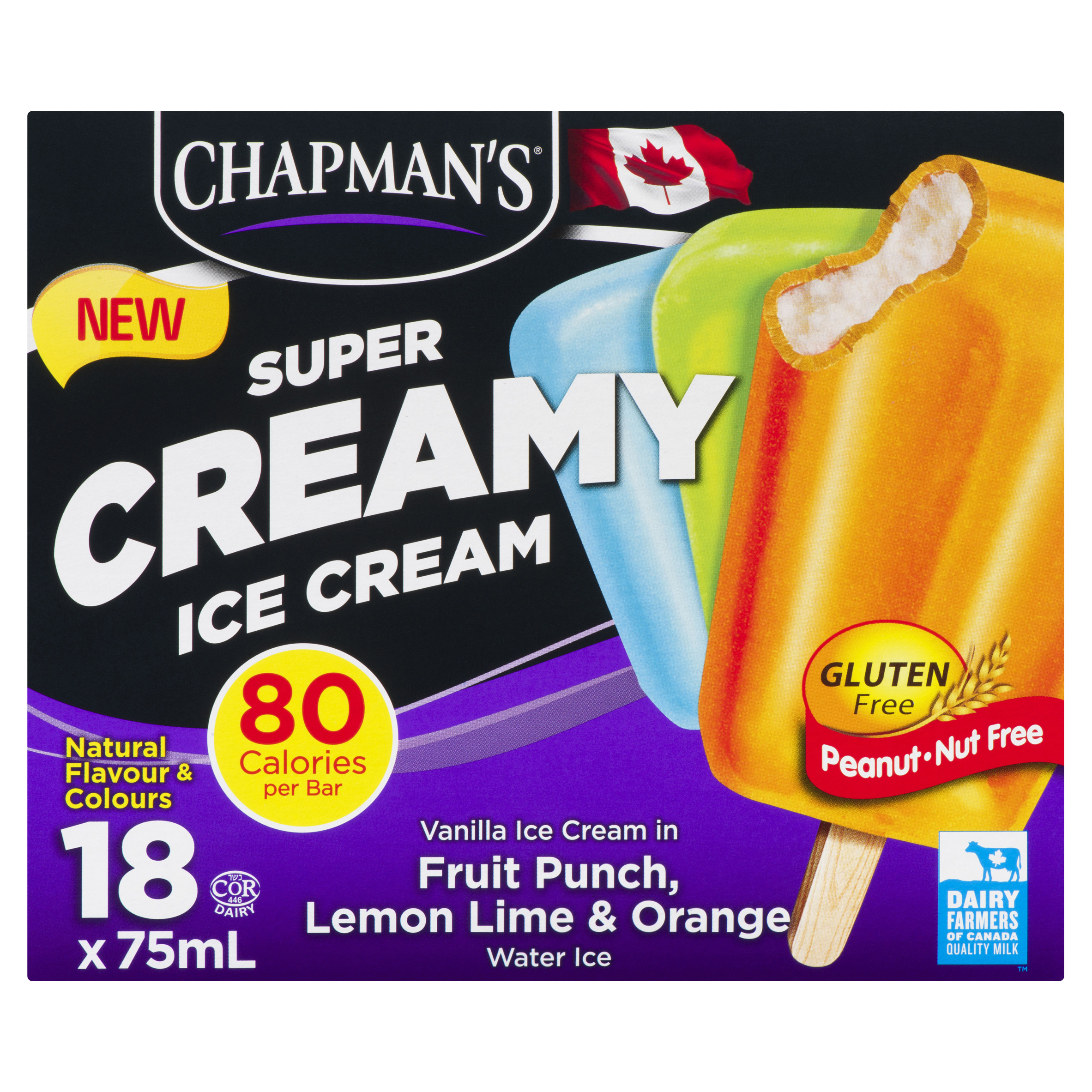 Buy Chapman's Ice Cream Bars Super Creamy 18 x 75 ml | FreshCo