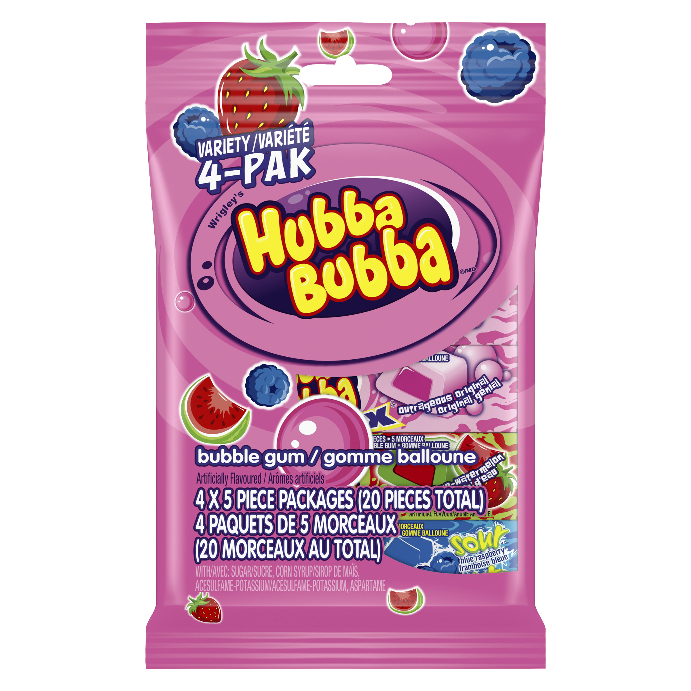 Hubba Bubba Bubble Gum Mixed Fruit