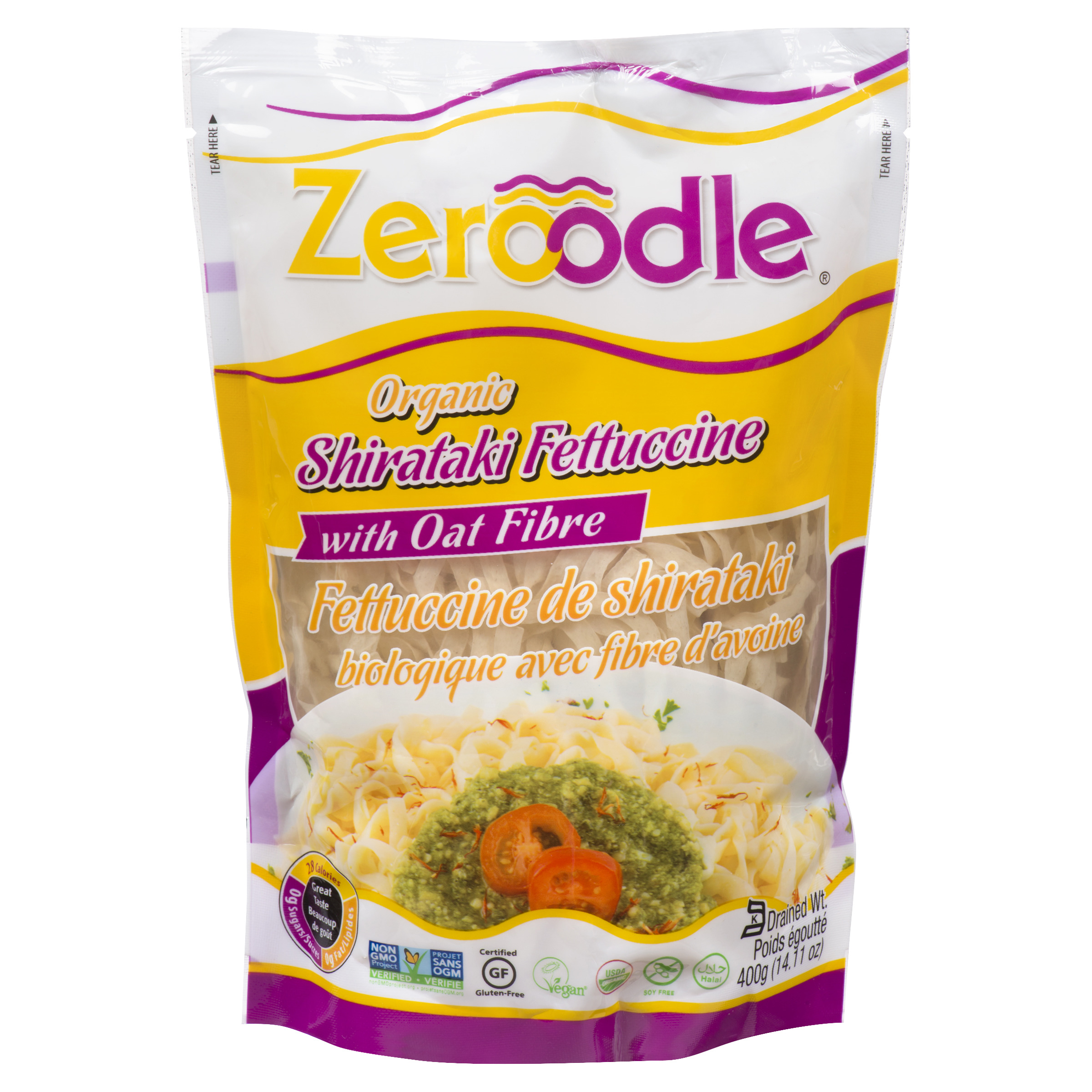 Buy Zeroodle Fettuccine Shirataki With Oat Fibre Pasta 400 g | IGA