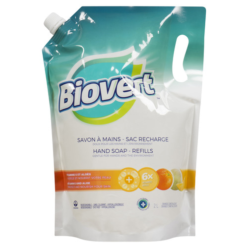 Buy Bio-Vert Refill Bag Hand Soap Orange And Cantaloup 2 L | IGA