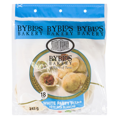 Byblos Bakery Pita White 3-Inch