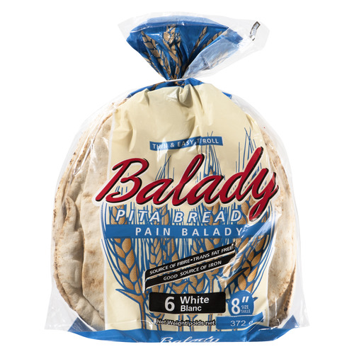 Balady Pita Bread White 8-Inch