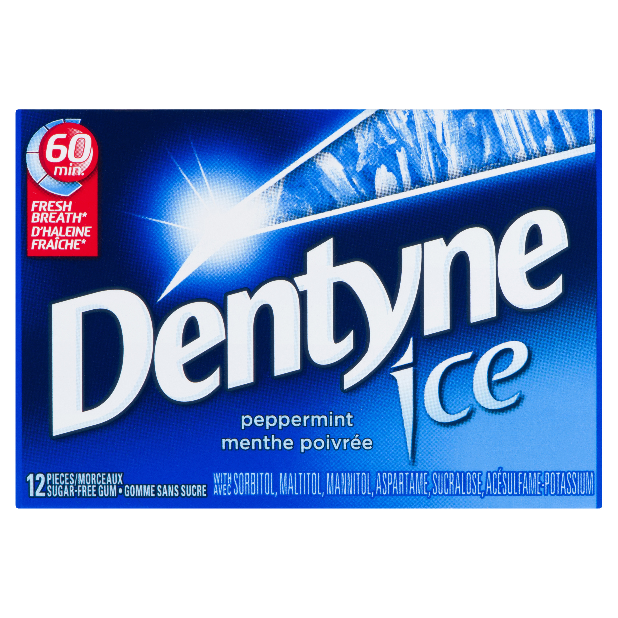 Dentyne Ice Gum Sugar Free Spearmint