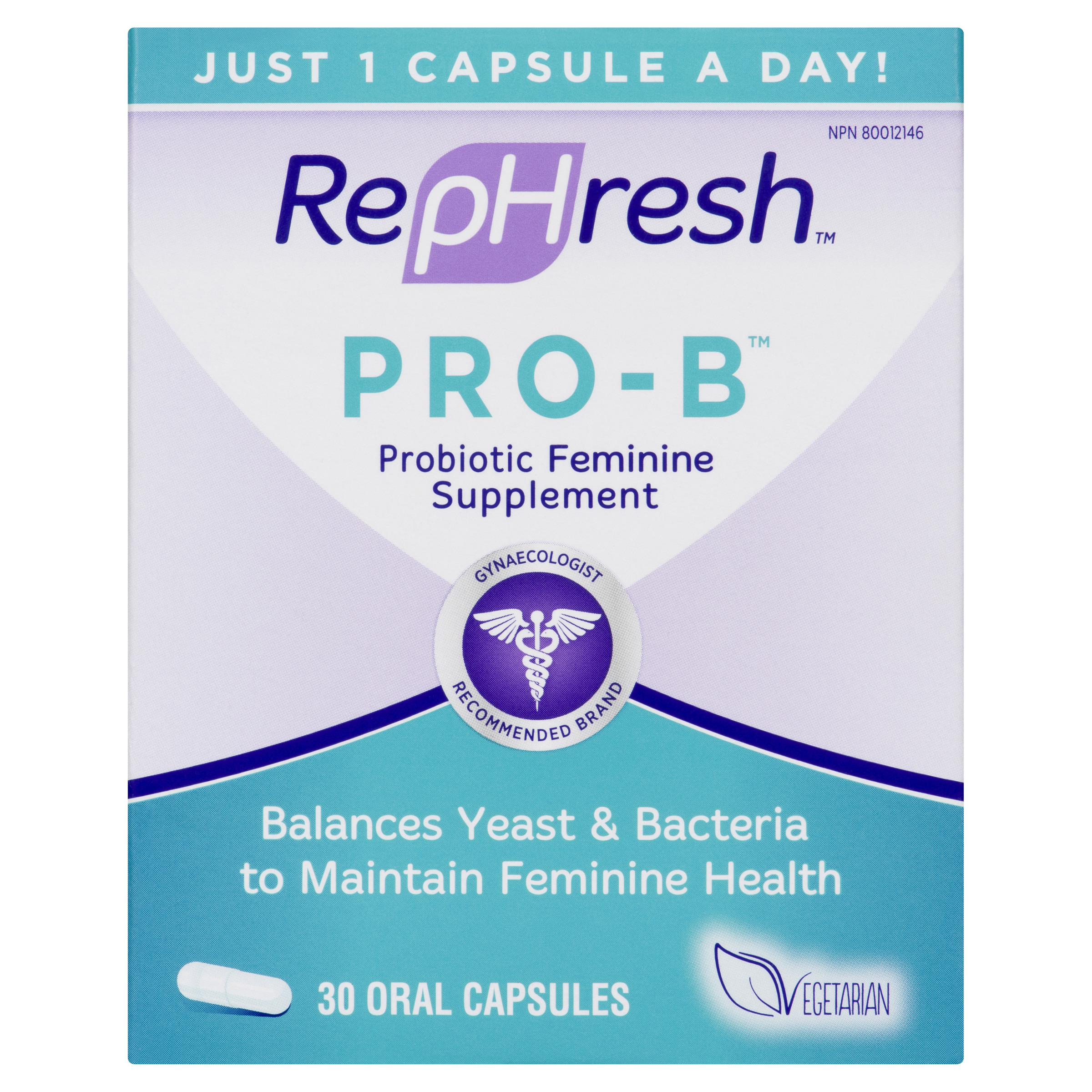 Buy Rephresh Pro B Probiotic Feminine Supplement Capsules 30 EA | FreshCo