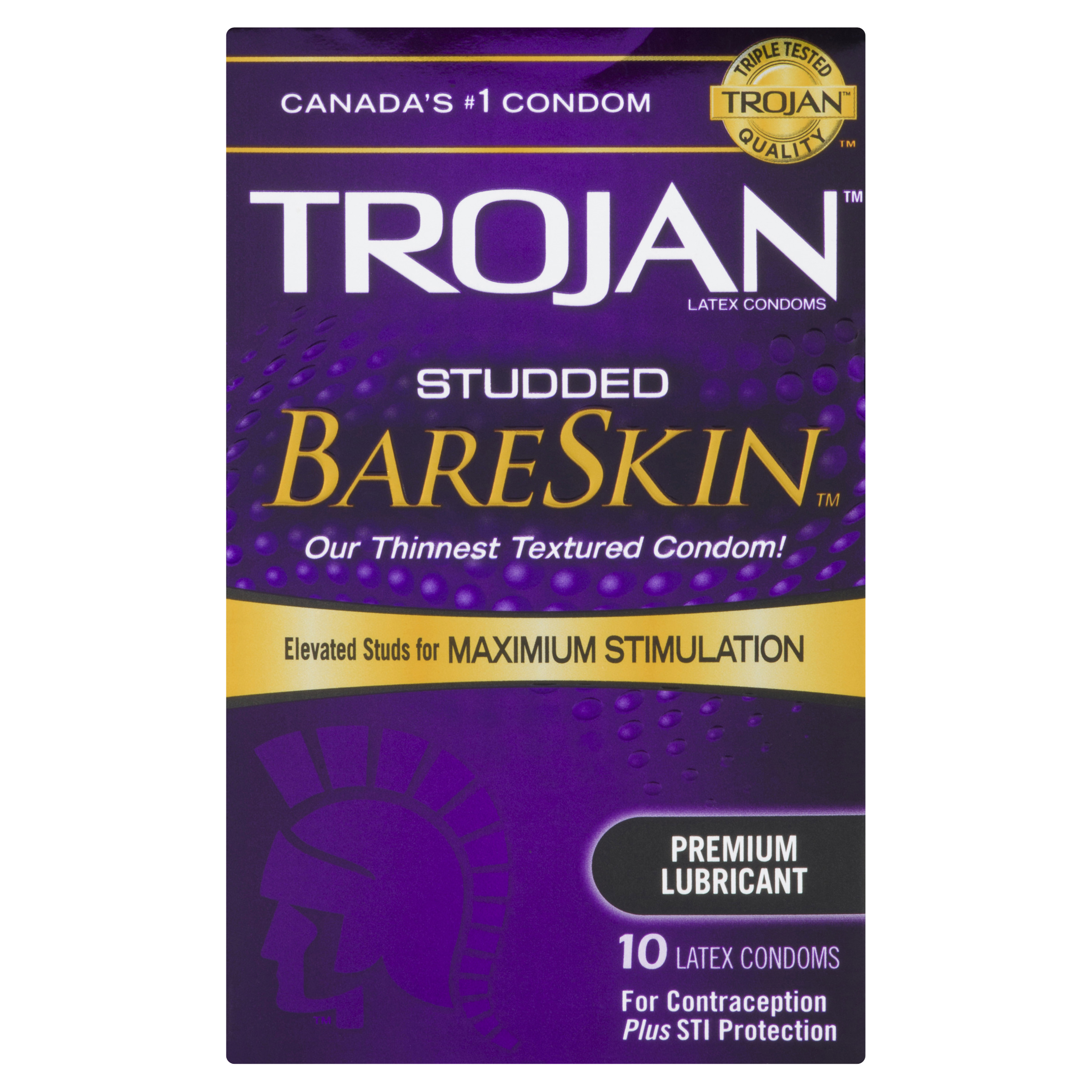 Buy Trojan Bareskin Studded Condom 10 Latex Condoms | Sobeys Inc.