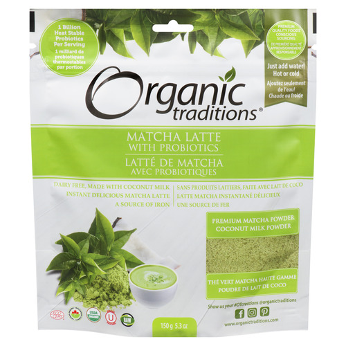 Organic Traditions Matcha Latte with Probiotics