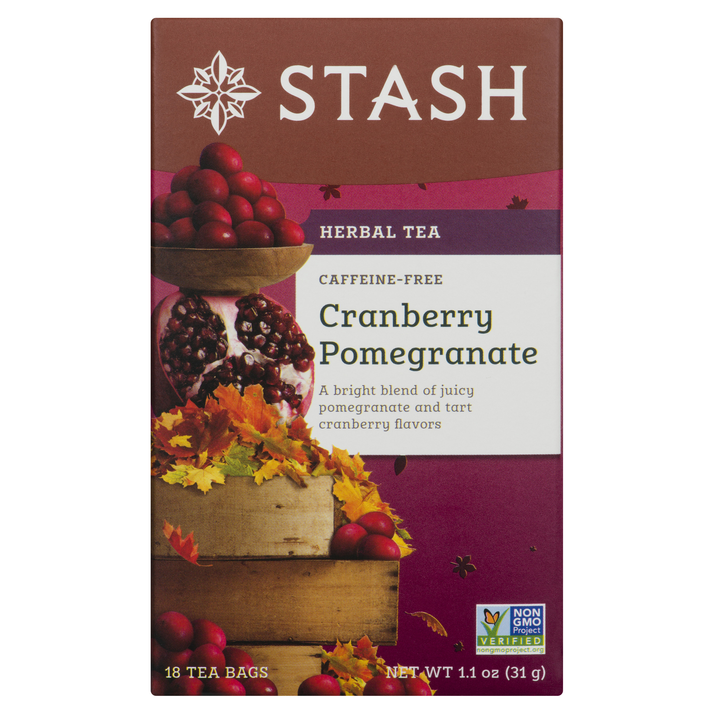 Stash Caffeine-Free Herbal Tea Cranberry Pomegranate