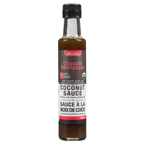 Organika Health Products Coconut Amino Natural Soy Free Sauce