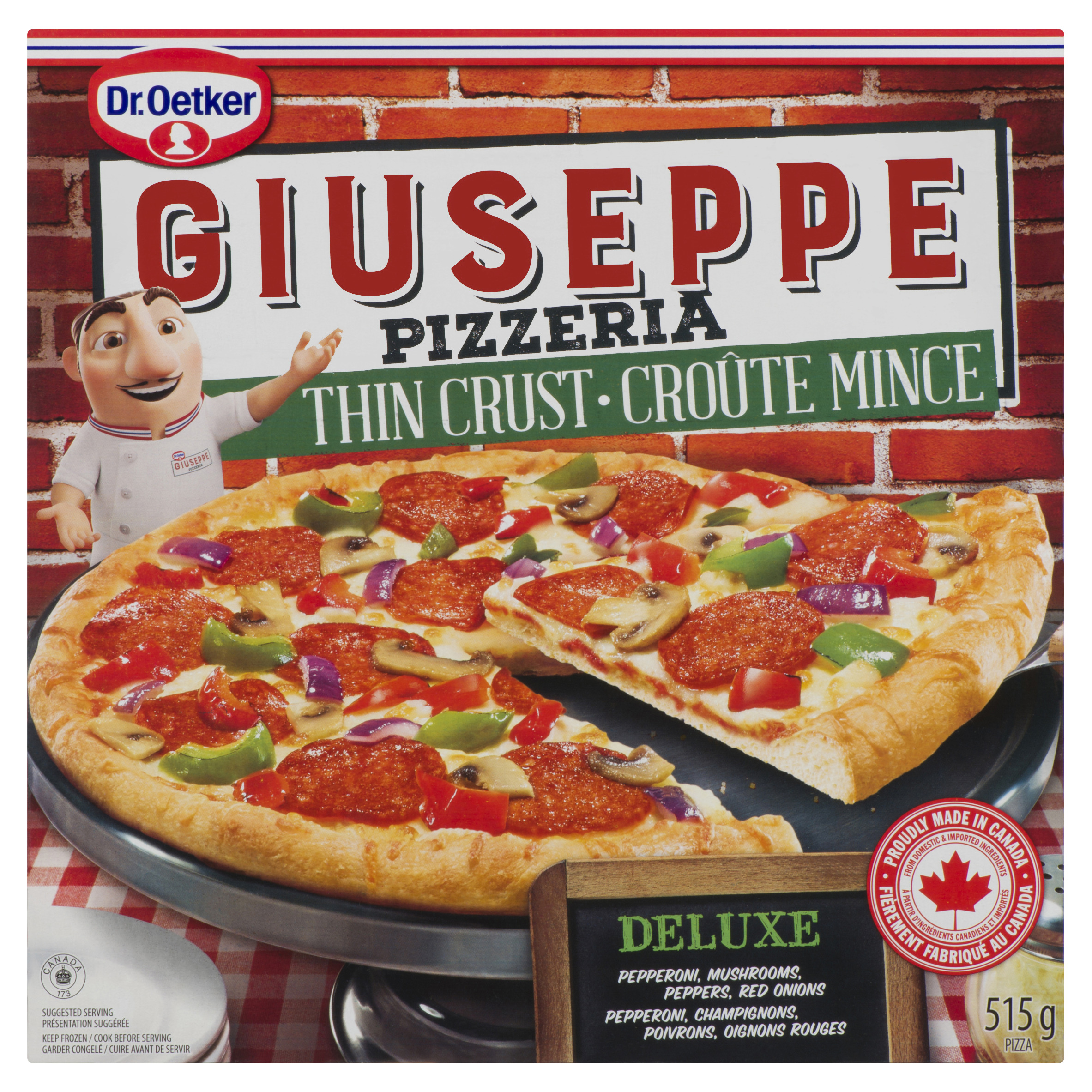 Dr. Oetker Giuseppe Pizzeria Thin Crust Deluxe Pizza