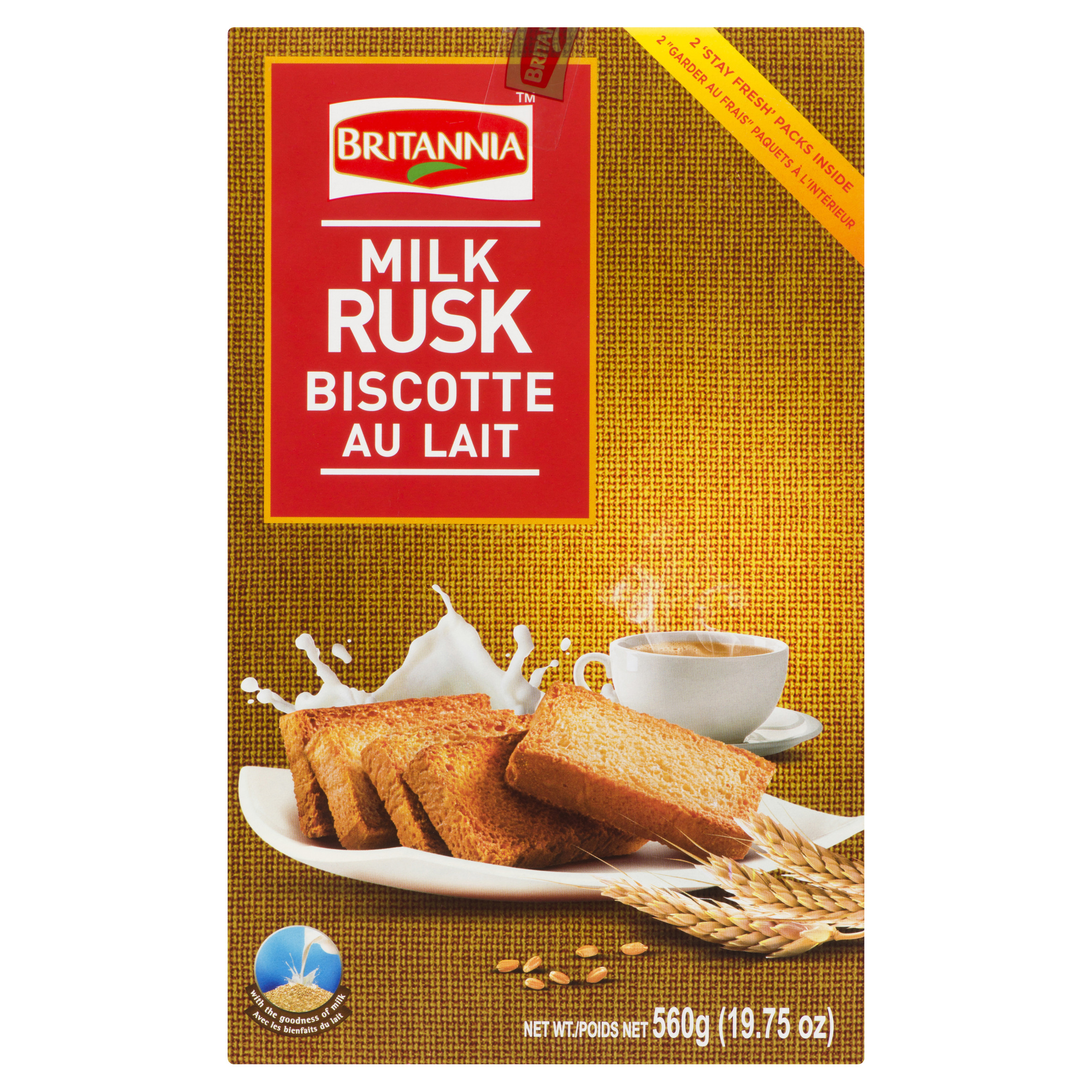 Buy Britannia Rusk Biscuits Milk 560 g | Sobeys Inc.